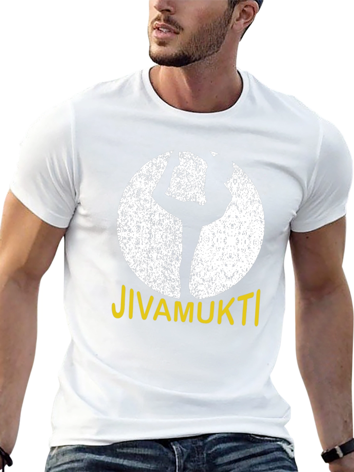 Jivamukti Yoga Pose Black T-Shirt