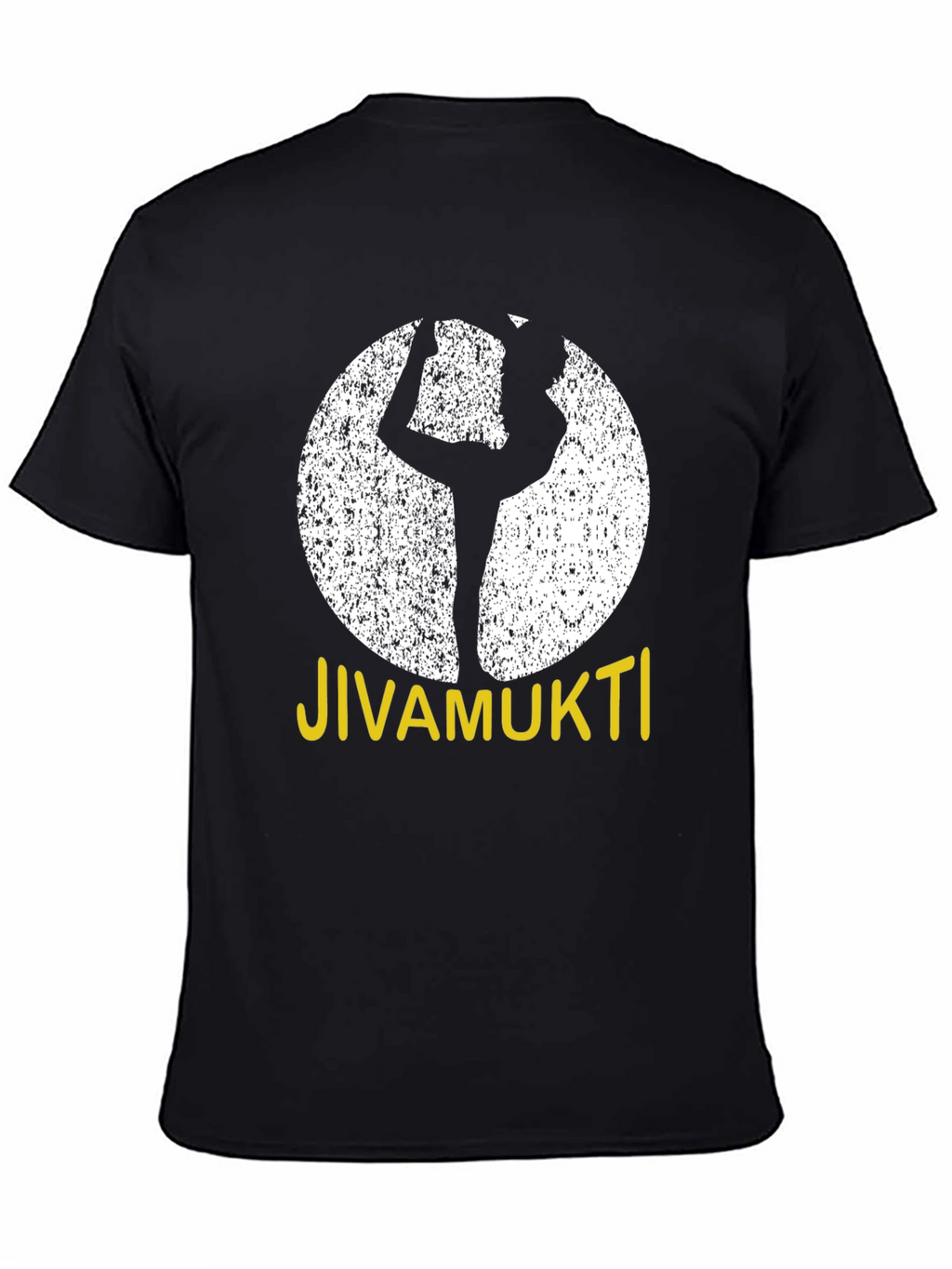 Jivamukti Yoga Pose Black T-Shirt