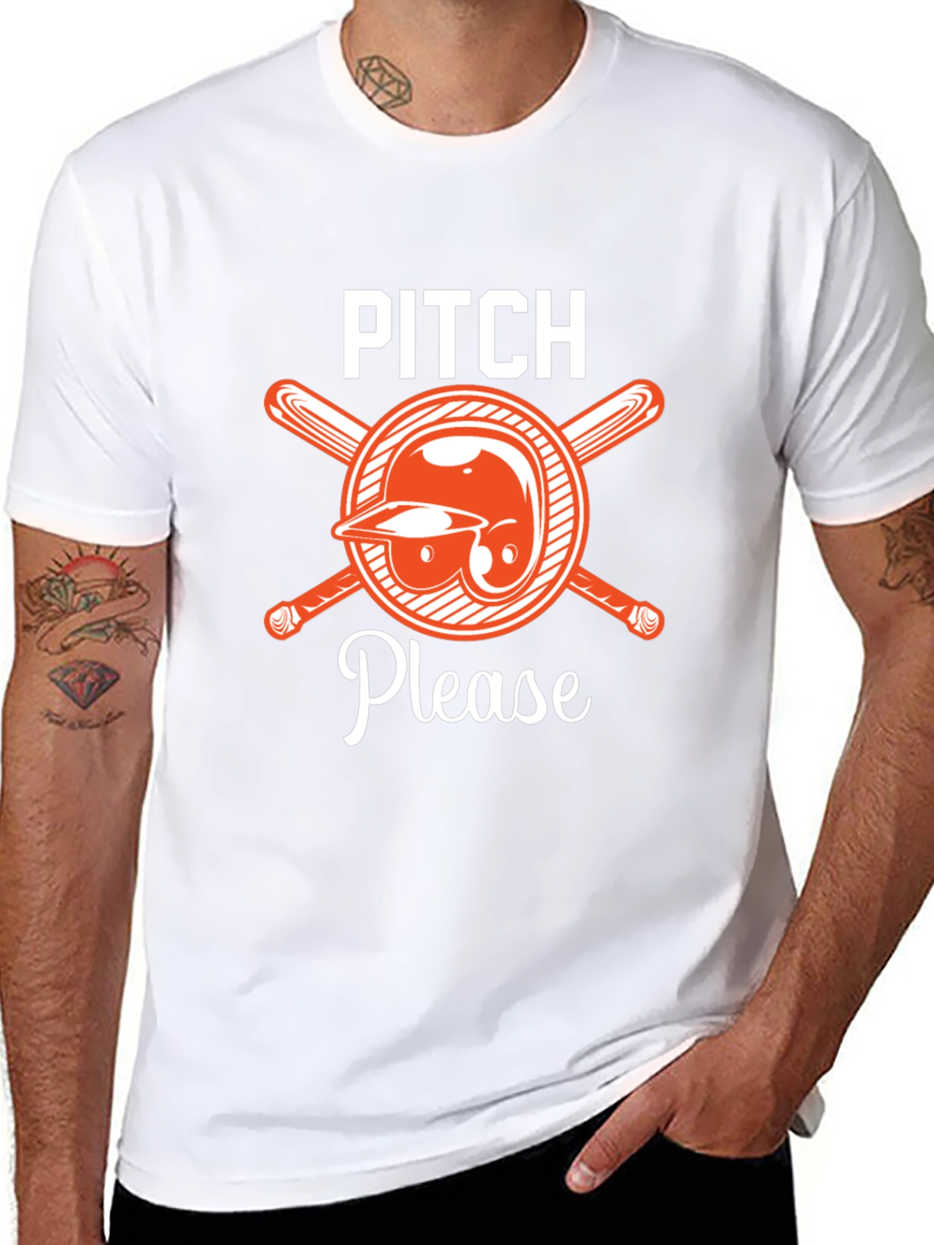 Pitch Please Baseball Graphic Tee