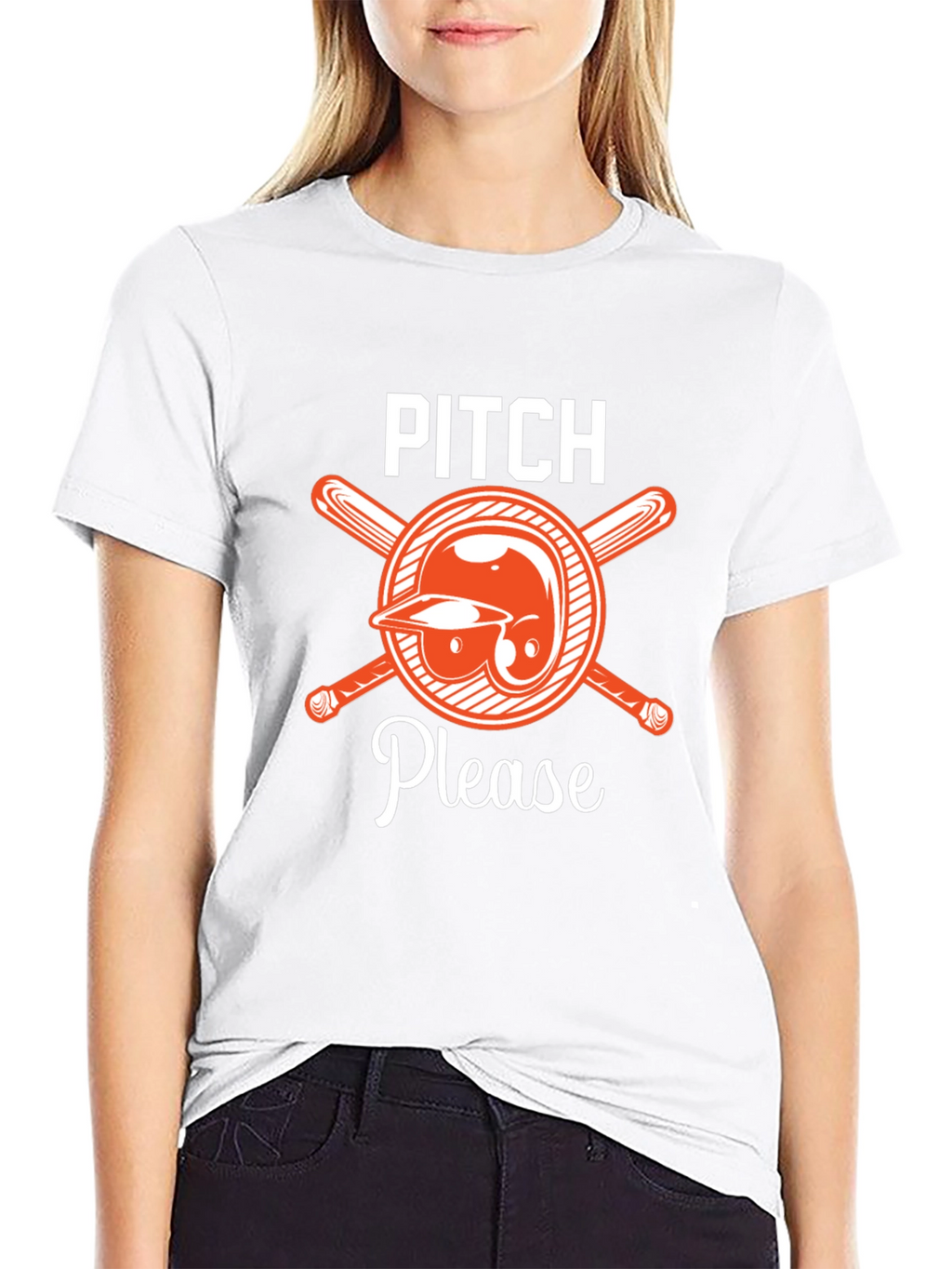 Pitch Please Baseball Graphic Tee