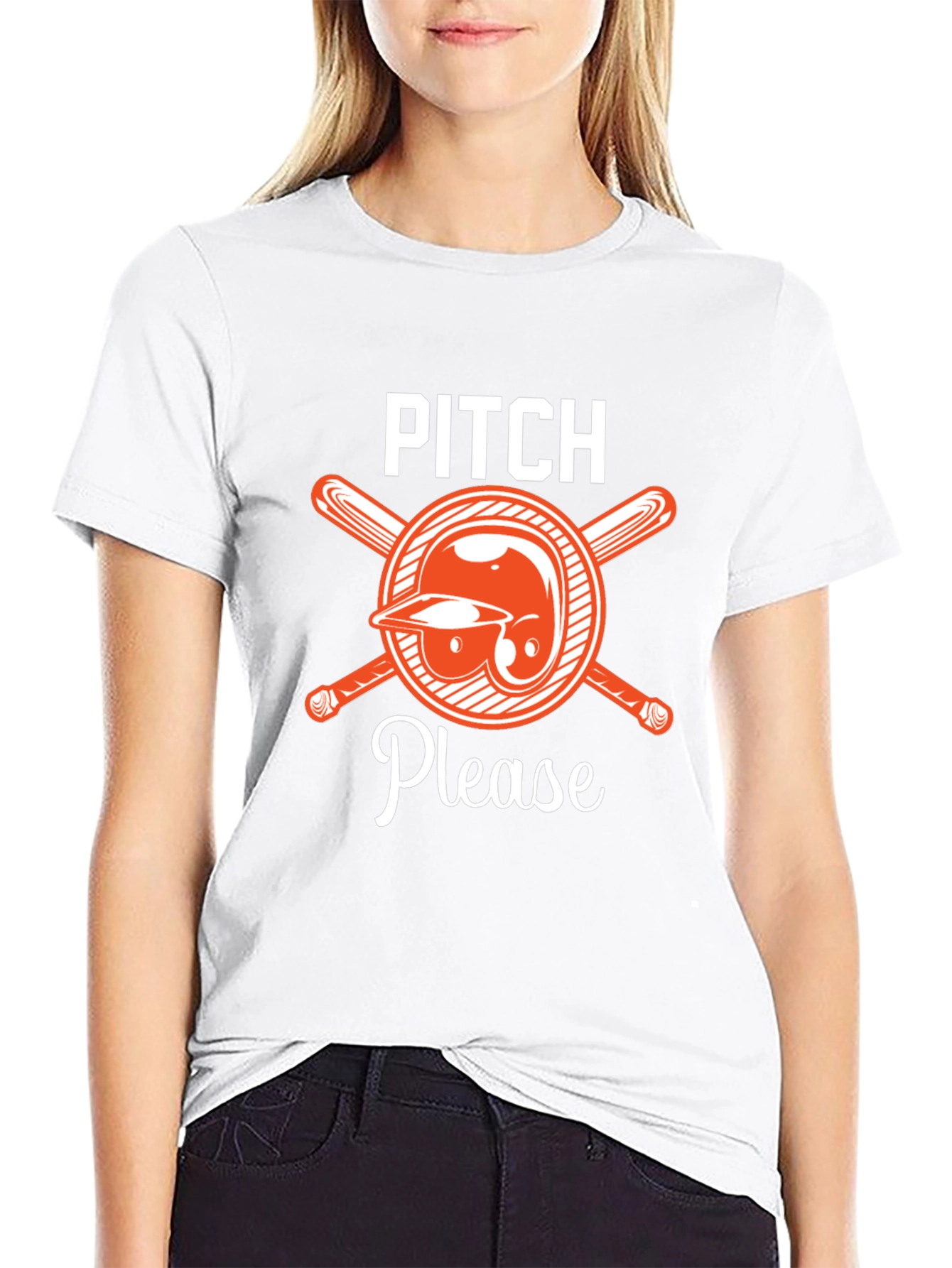Pitch Please Baseball Graphic Tee