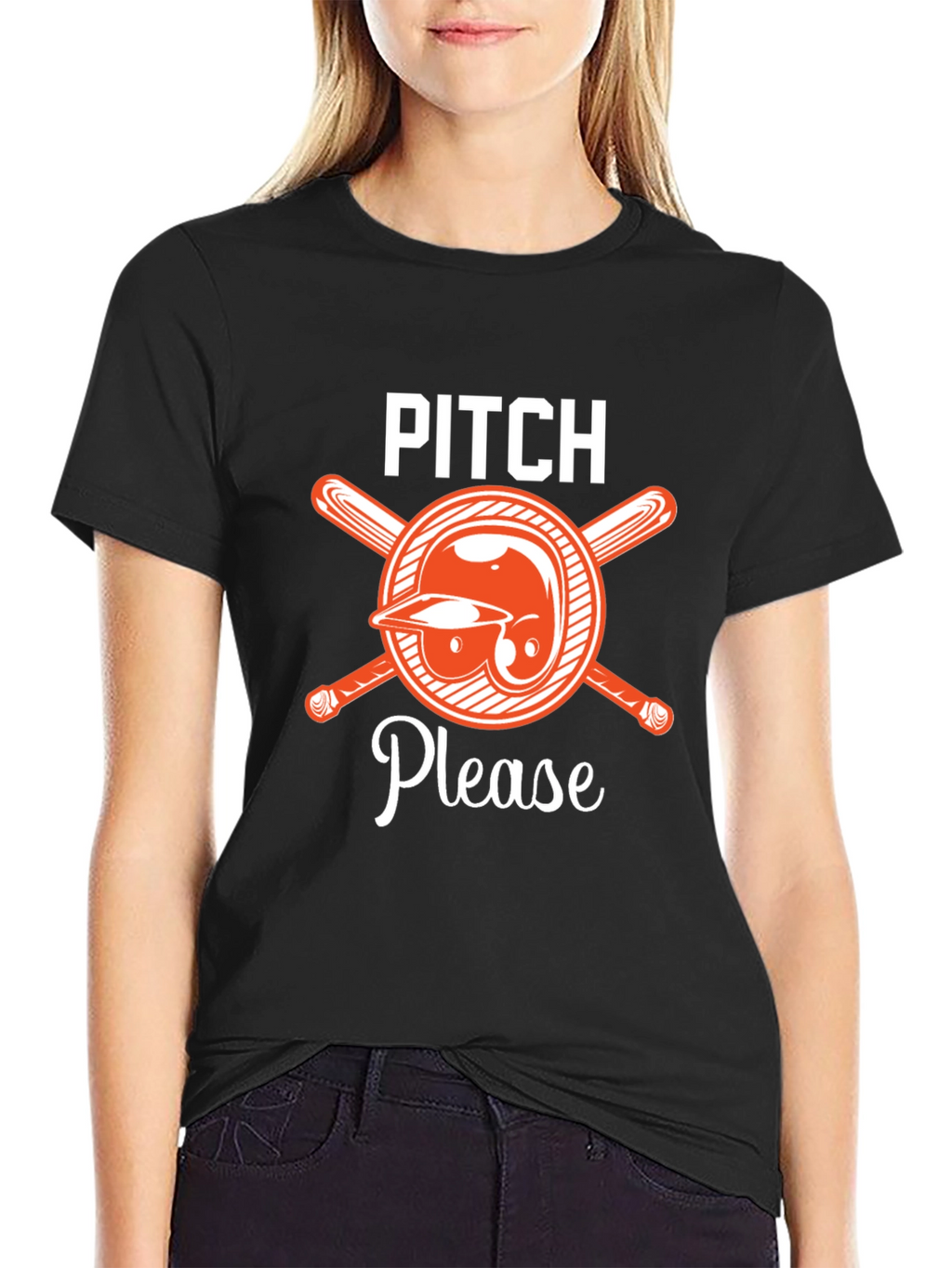 Pitch Please Baseball Graphic Tee