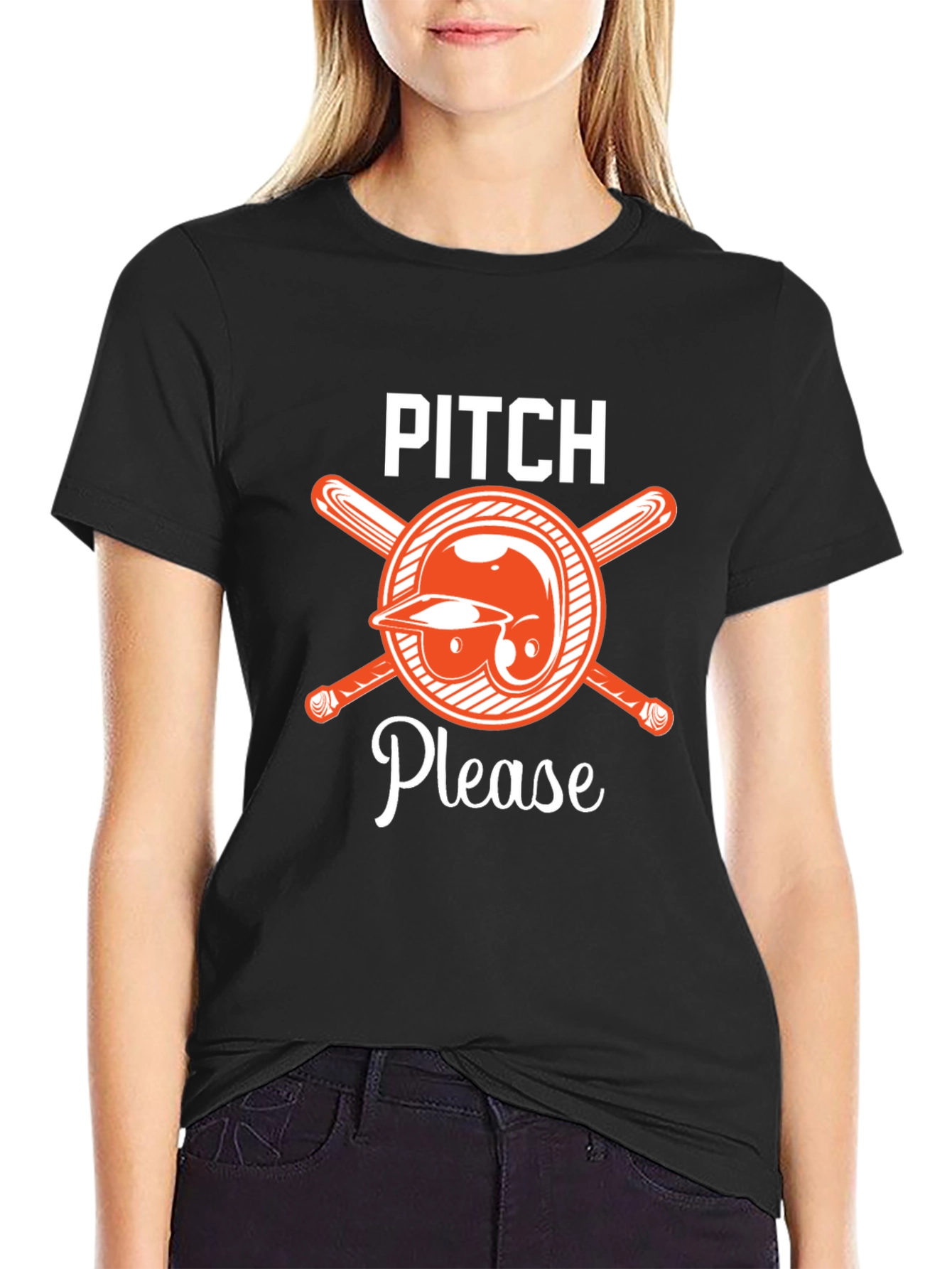 Pitch Please Baseball Graphic Tee