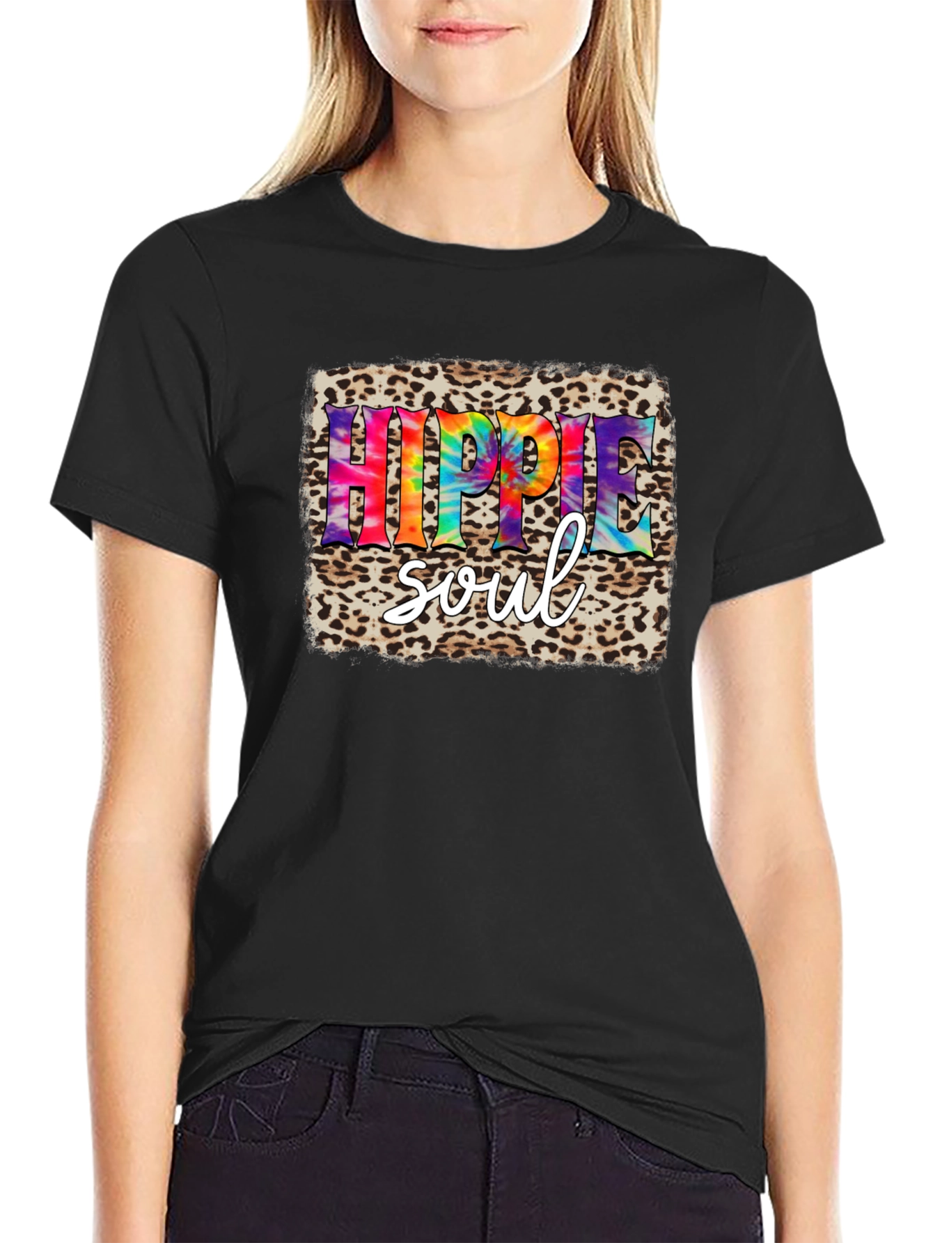Hippie Soul Leopard Print T-Shirt