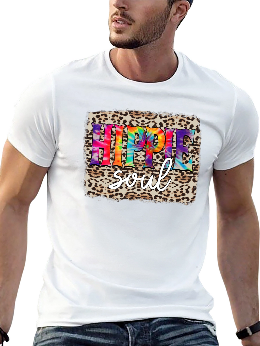 Hippie Soul Leopard Print T-Shirt