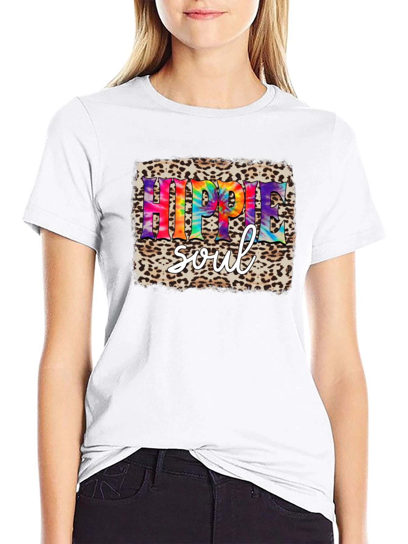 Hippie Soul Leopard Print T-Shirt