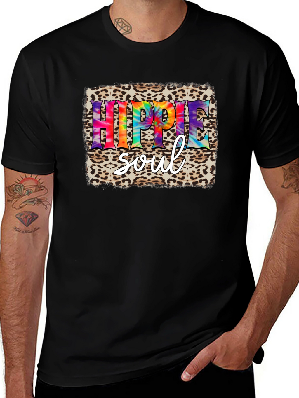 Hippie Soul Leopard Print T-Shirt