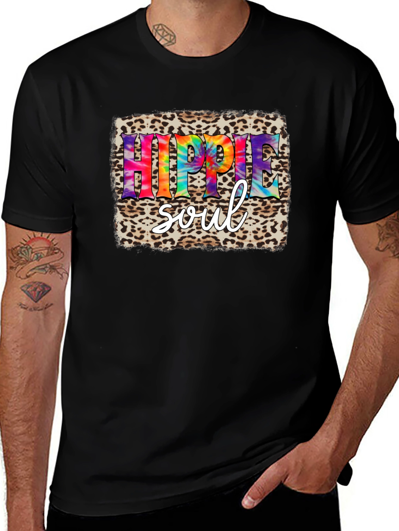 Hippie Soul Leopard Print T-Shirt