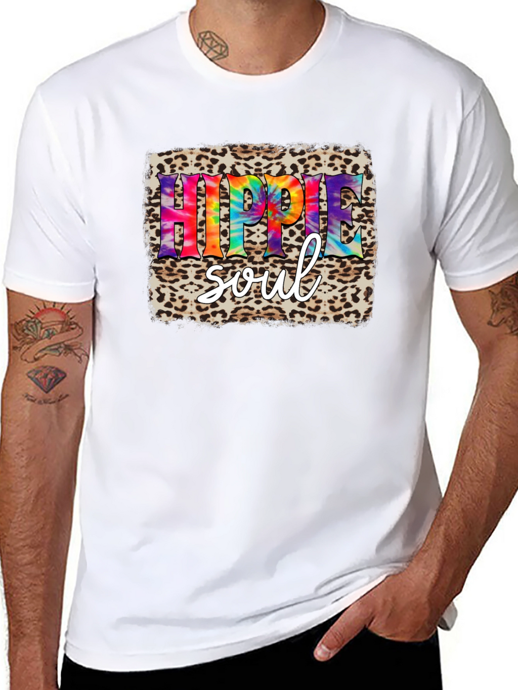 Hippie Soul Leopard Print T-Shirt