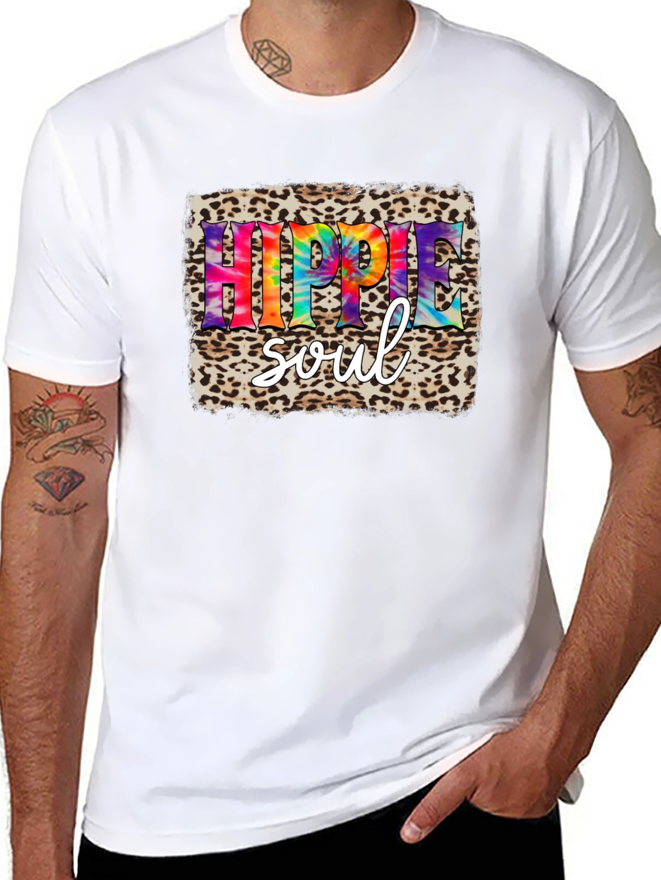 Hippie Soul Leopard Print T-Shirt