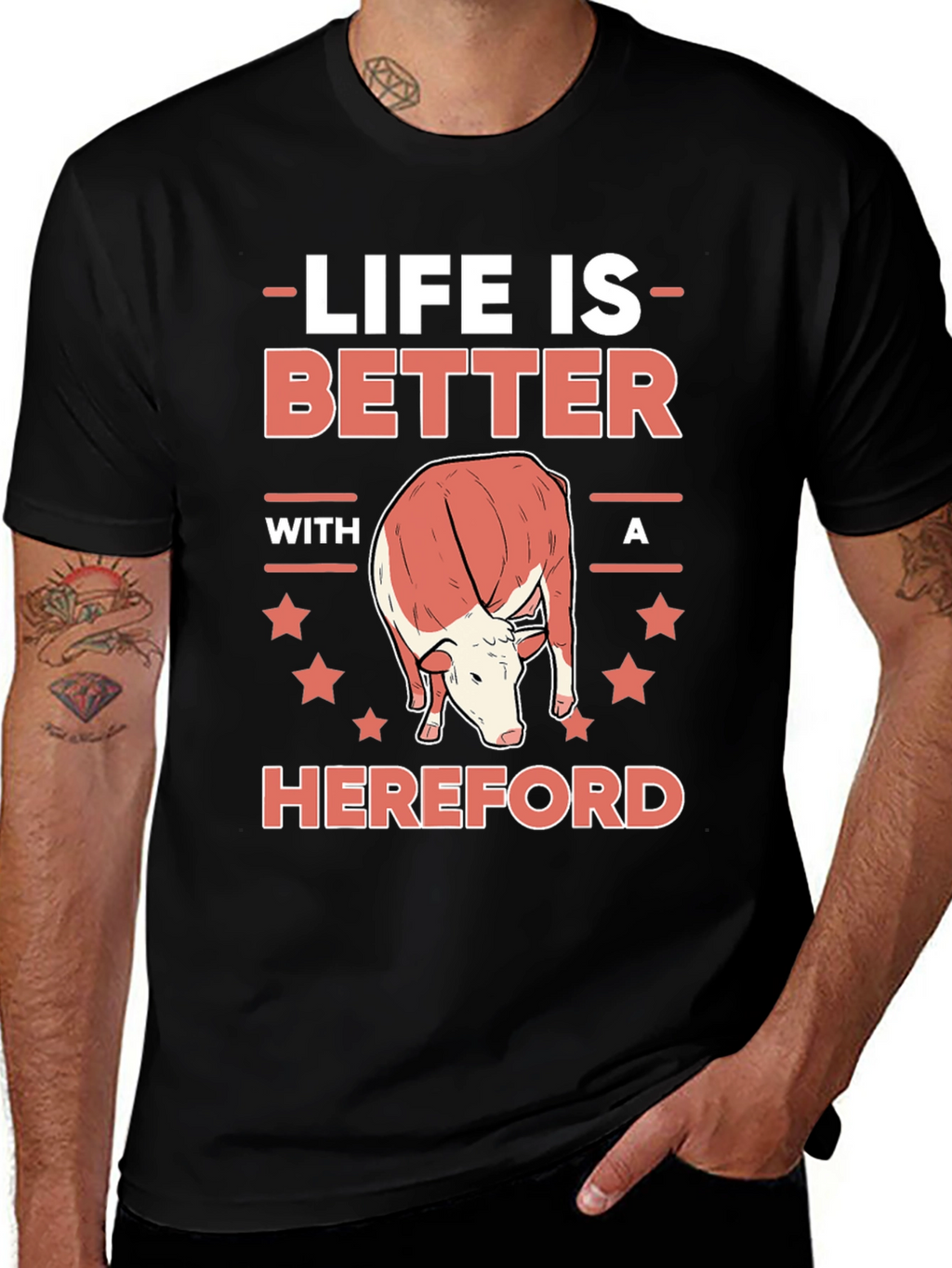 Life is Better with a Hereford T-Shirt