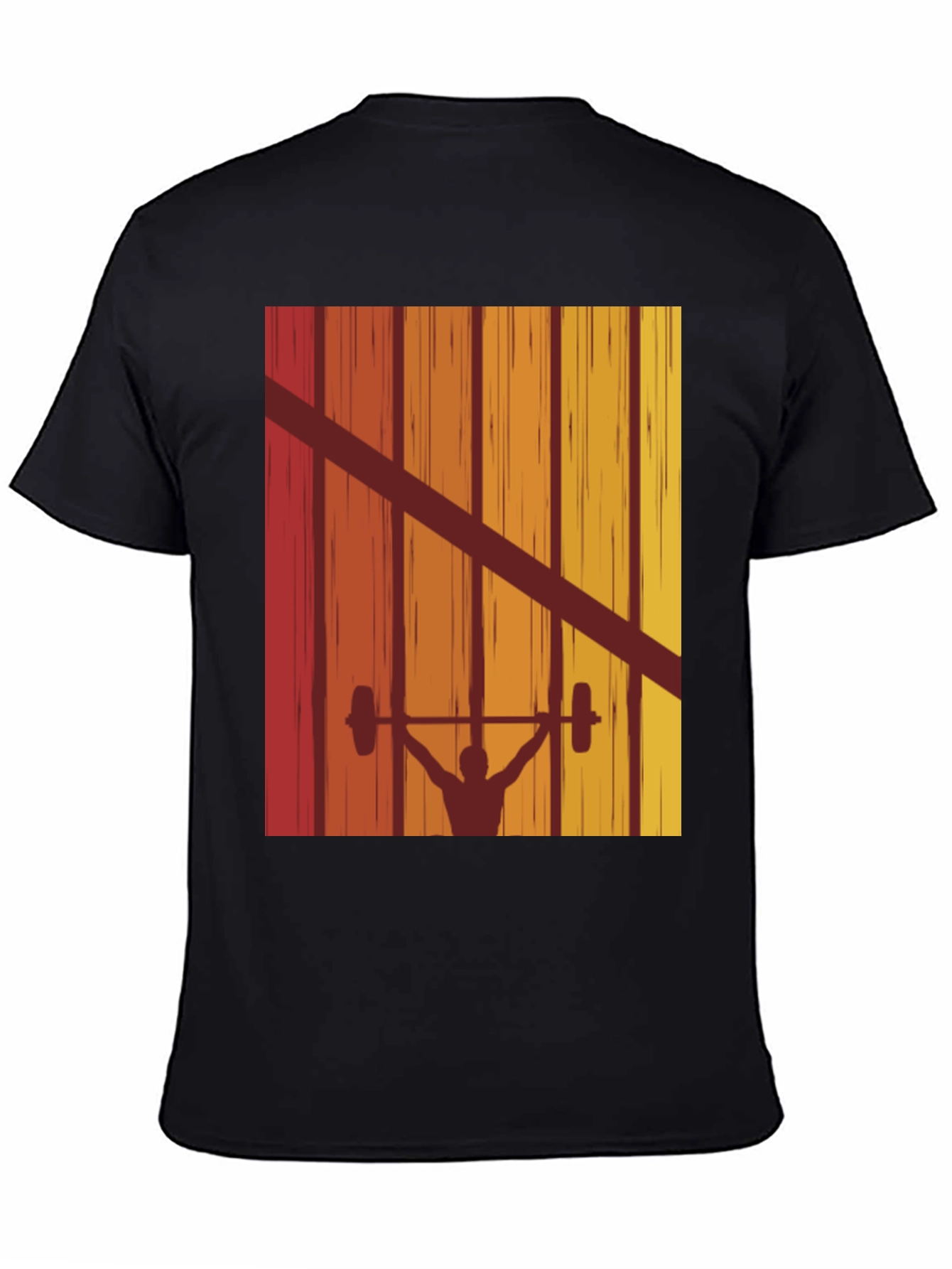 Retro Weightlifting T-Shirt - Vintage Gym Apparel