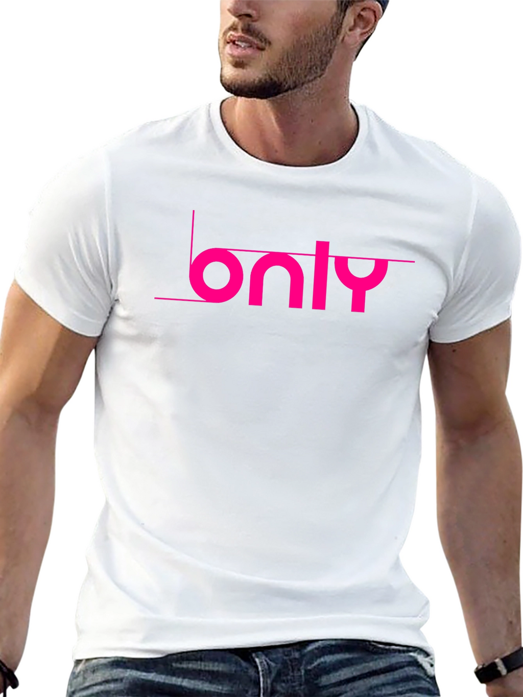 Only Graphic Tee - Modern Design Soft Cotton Blend