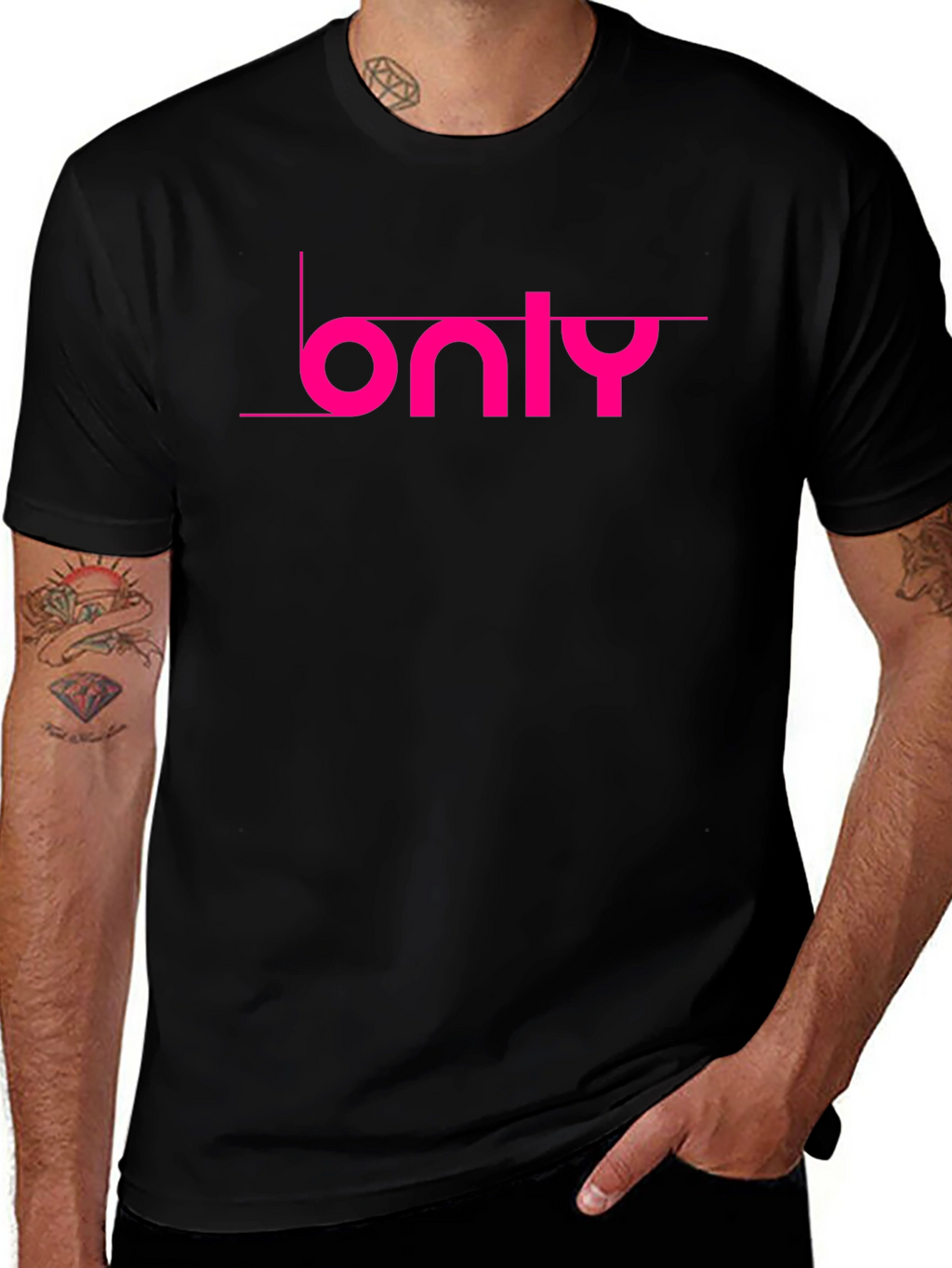 Only Graphic Tee - Modern Design Soft Cotton Blend