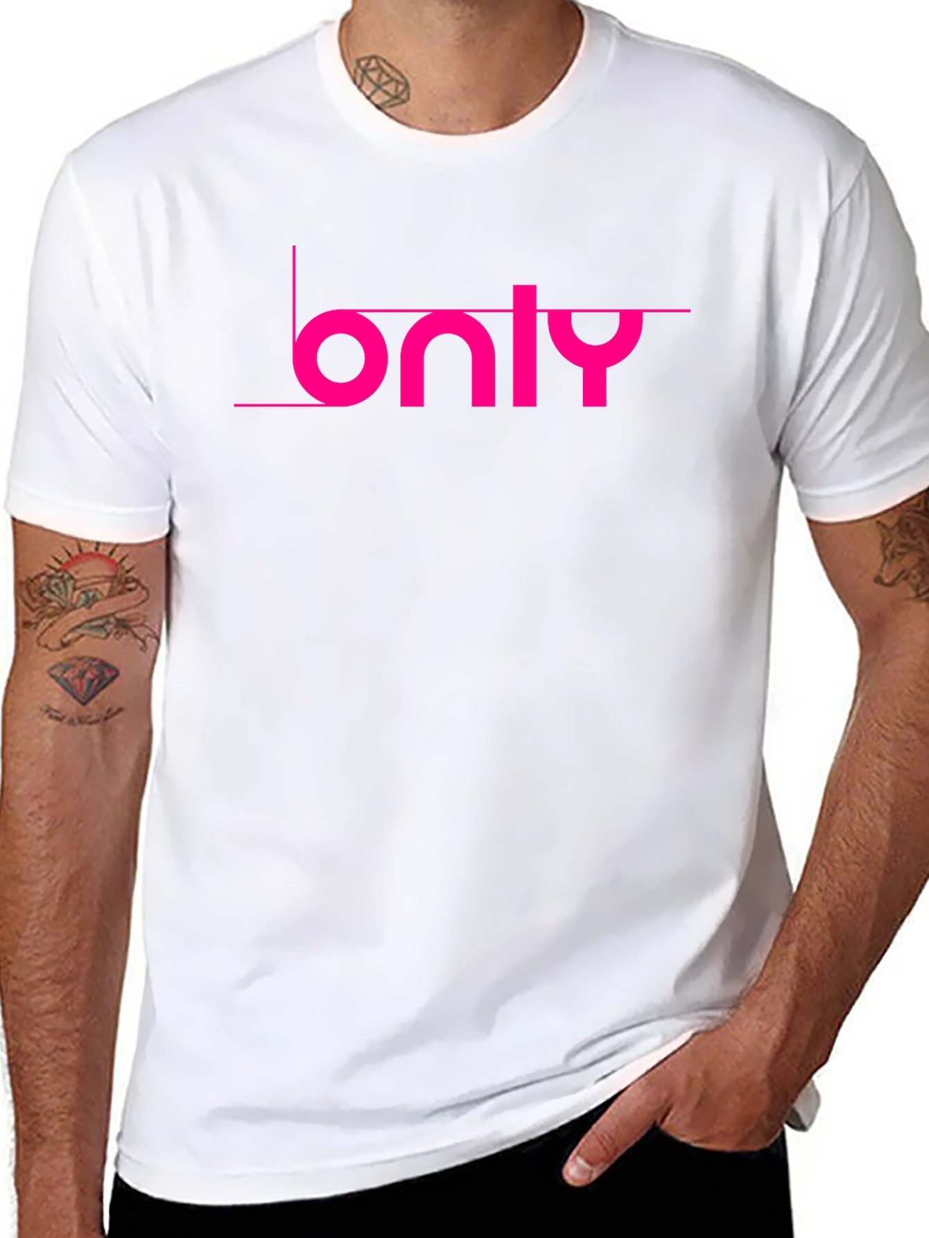 Only Graphic Tee - Modern Design Soft Cotton Blend
