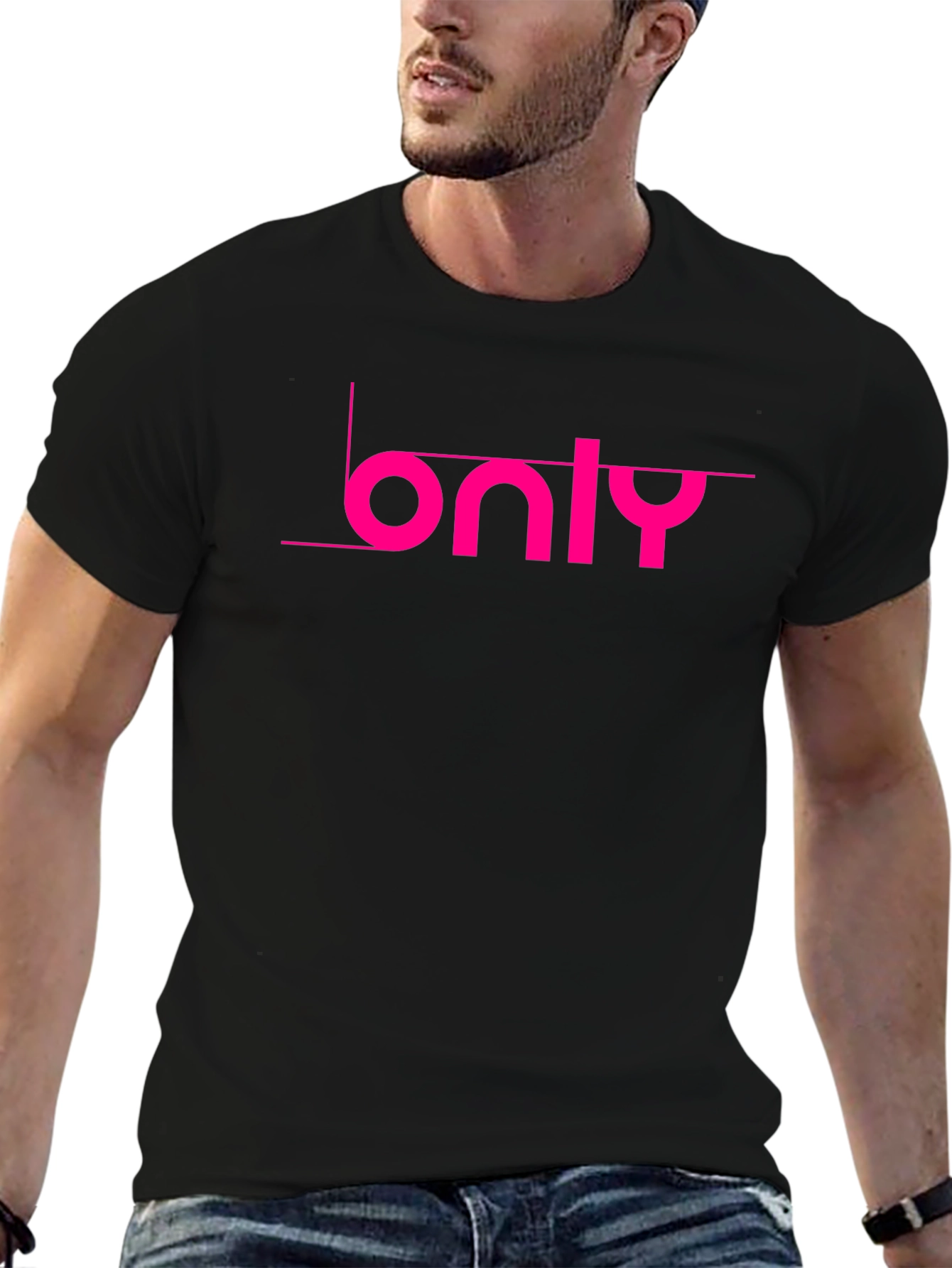 Only Graphic Tee - Modern Design Soft Cotton Blend