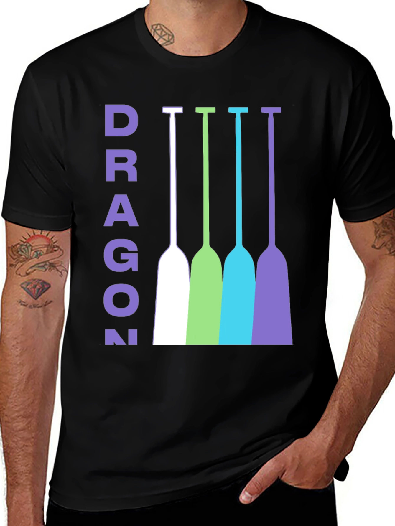 Dragon Boat Paddles Graphic Tee
