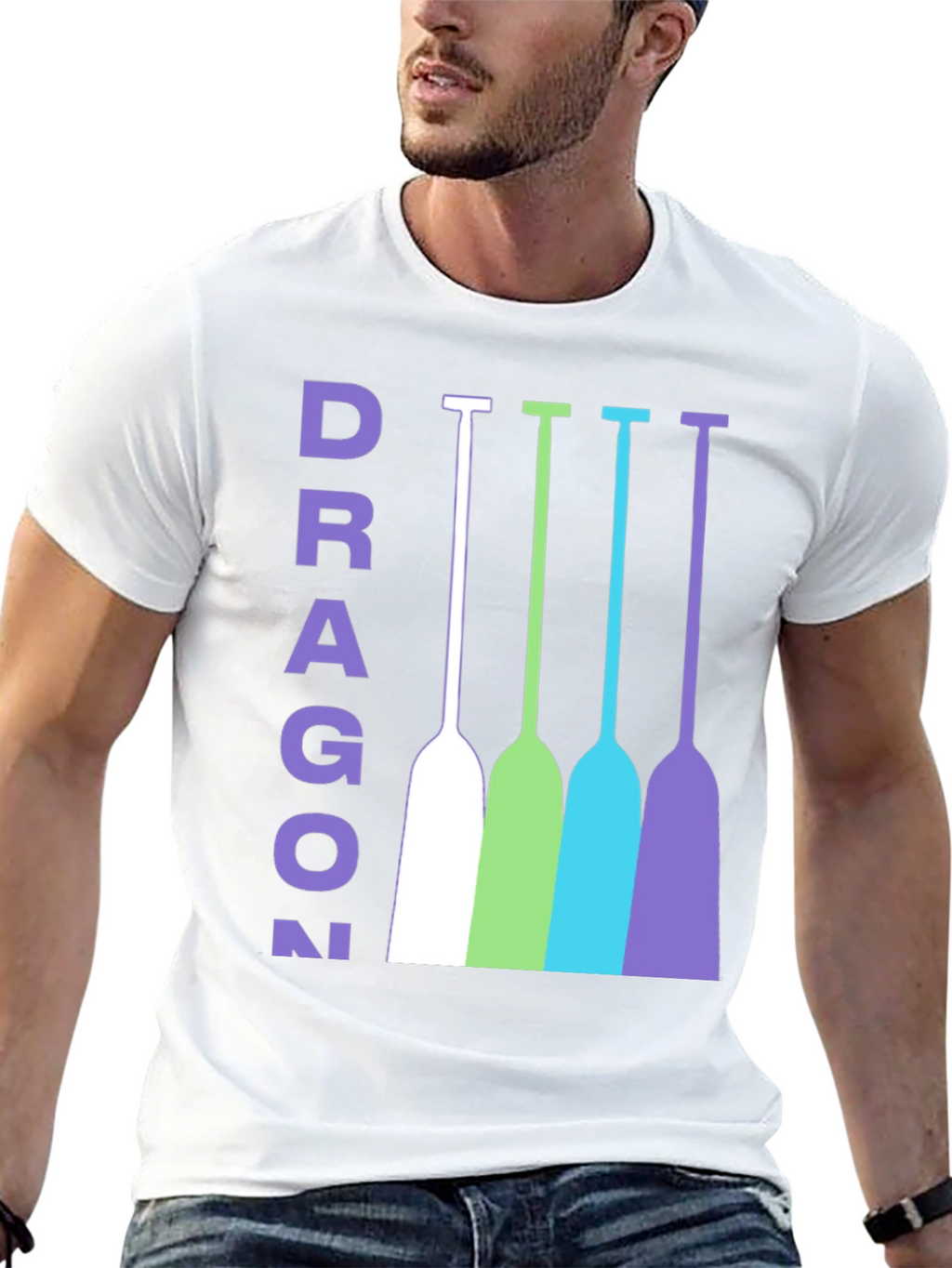 Dragon Boat Paddles Graphic Tee