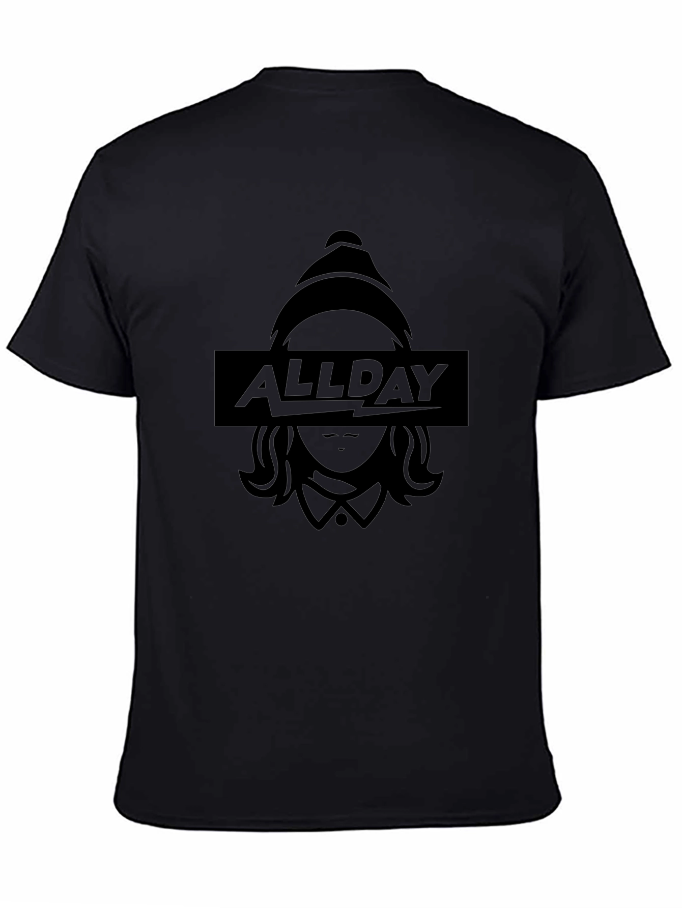 AllDay Graphic Print Black T-Shirt