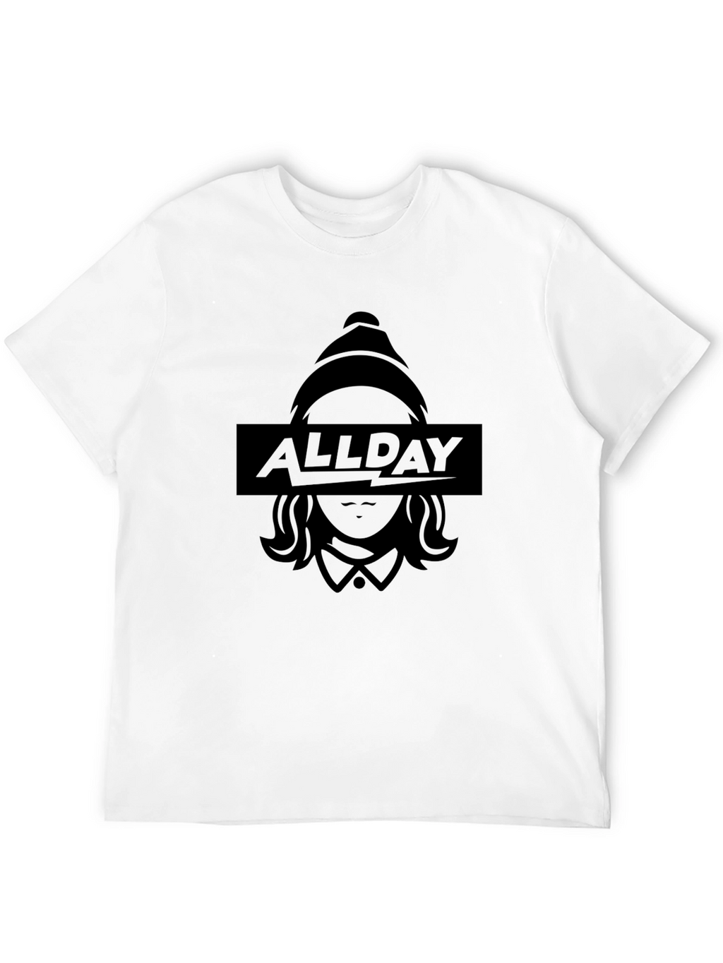 AllDay Graphic Print Black T-Shirt