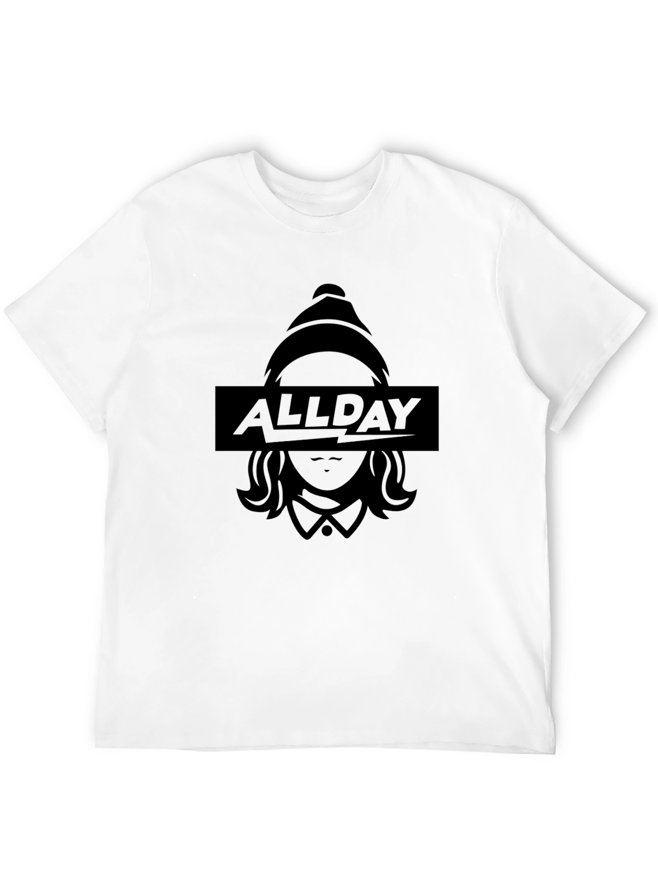 AllDay Graphic Print Black T-Shirt