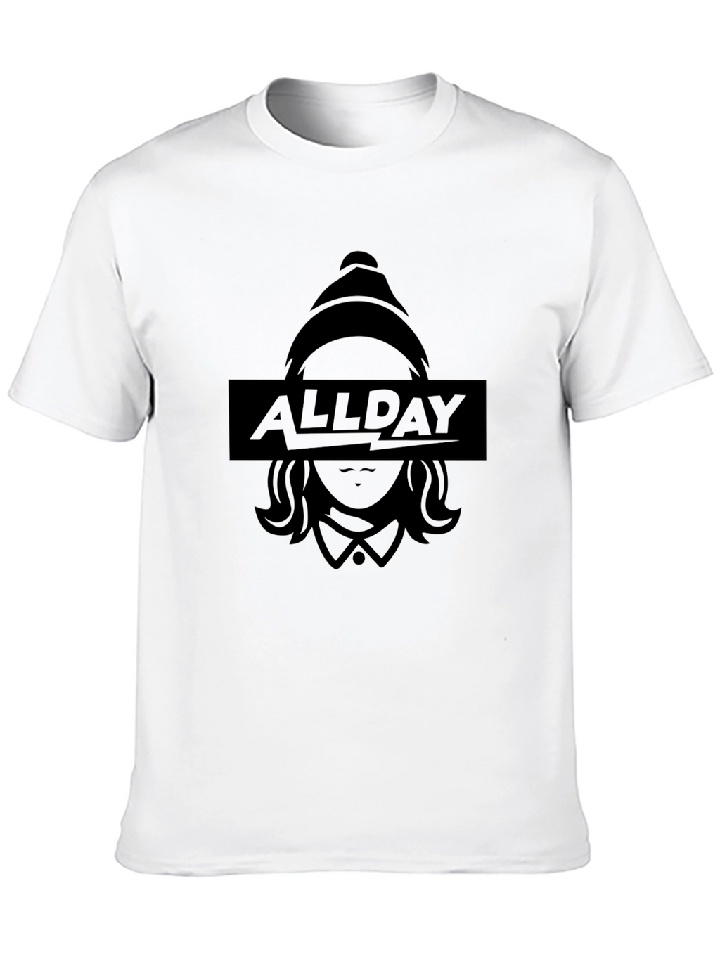 AllDay Graphic Print Black T-Shirt