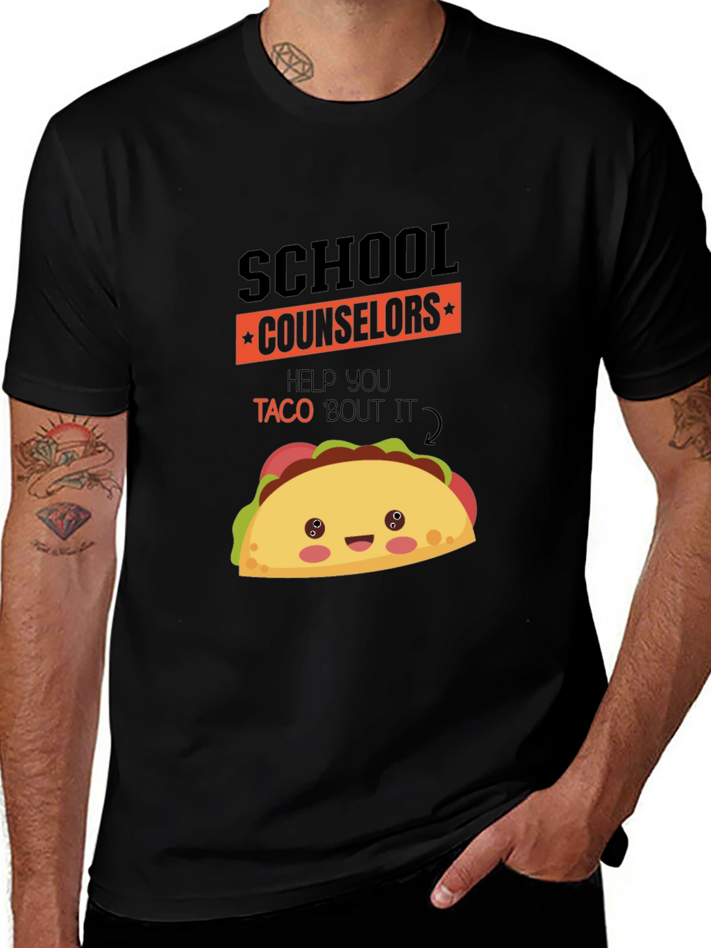 School Counselor Taco T-Shirt