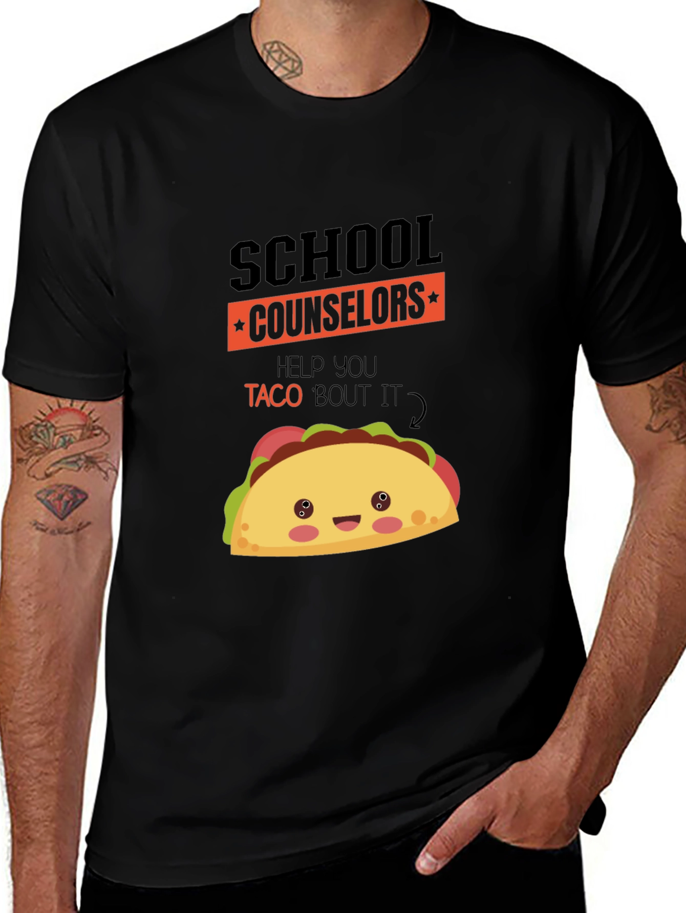 School Counselor Taco T-Shirt