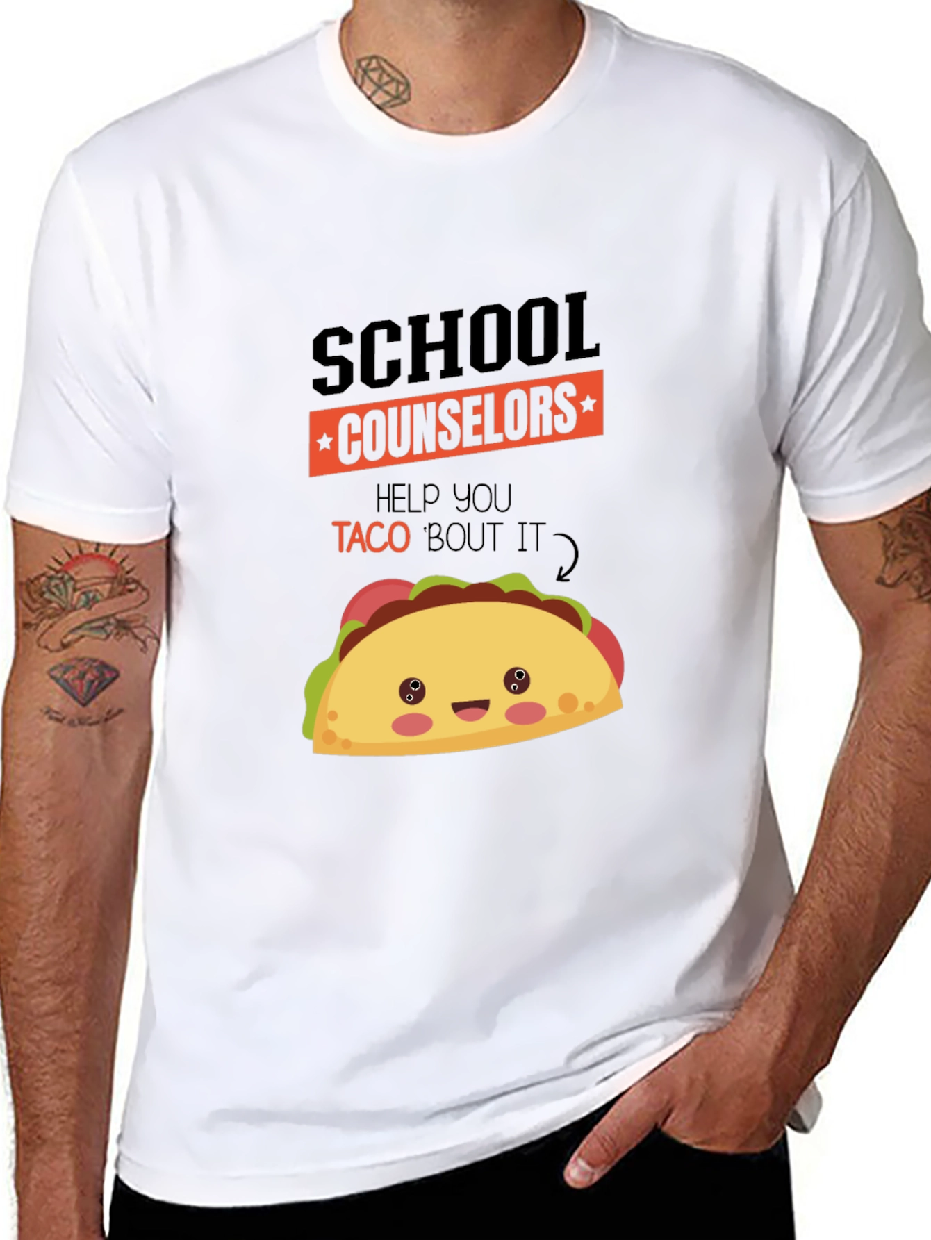 School Counselor Taco T-Shirt