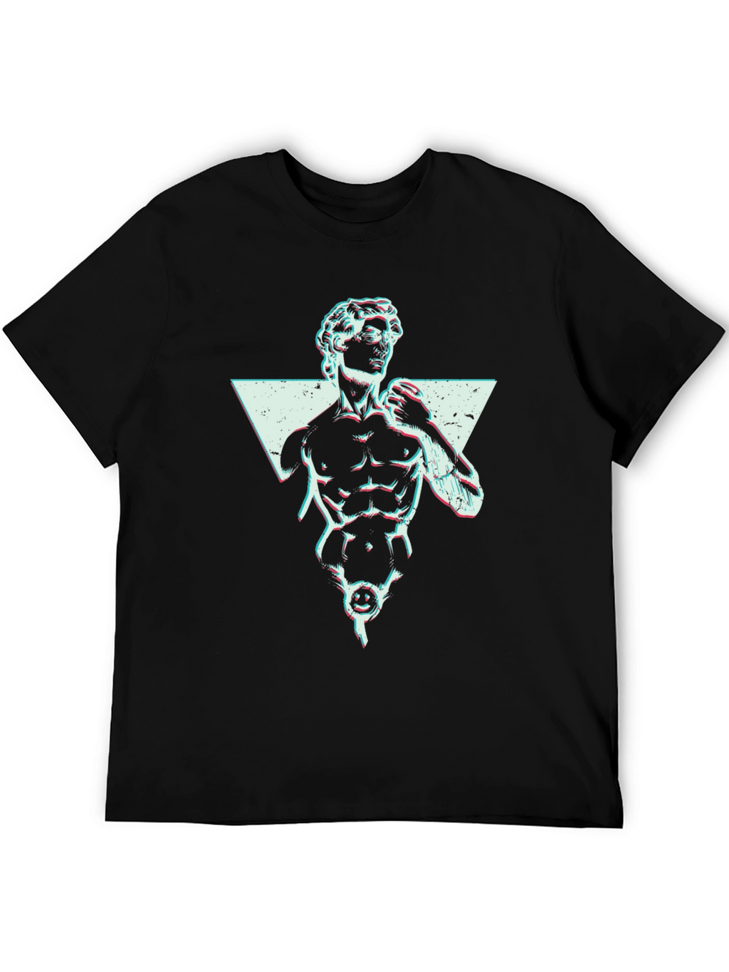 David Statue Graphic Tee - Edgy Style