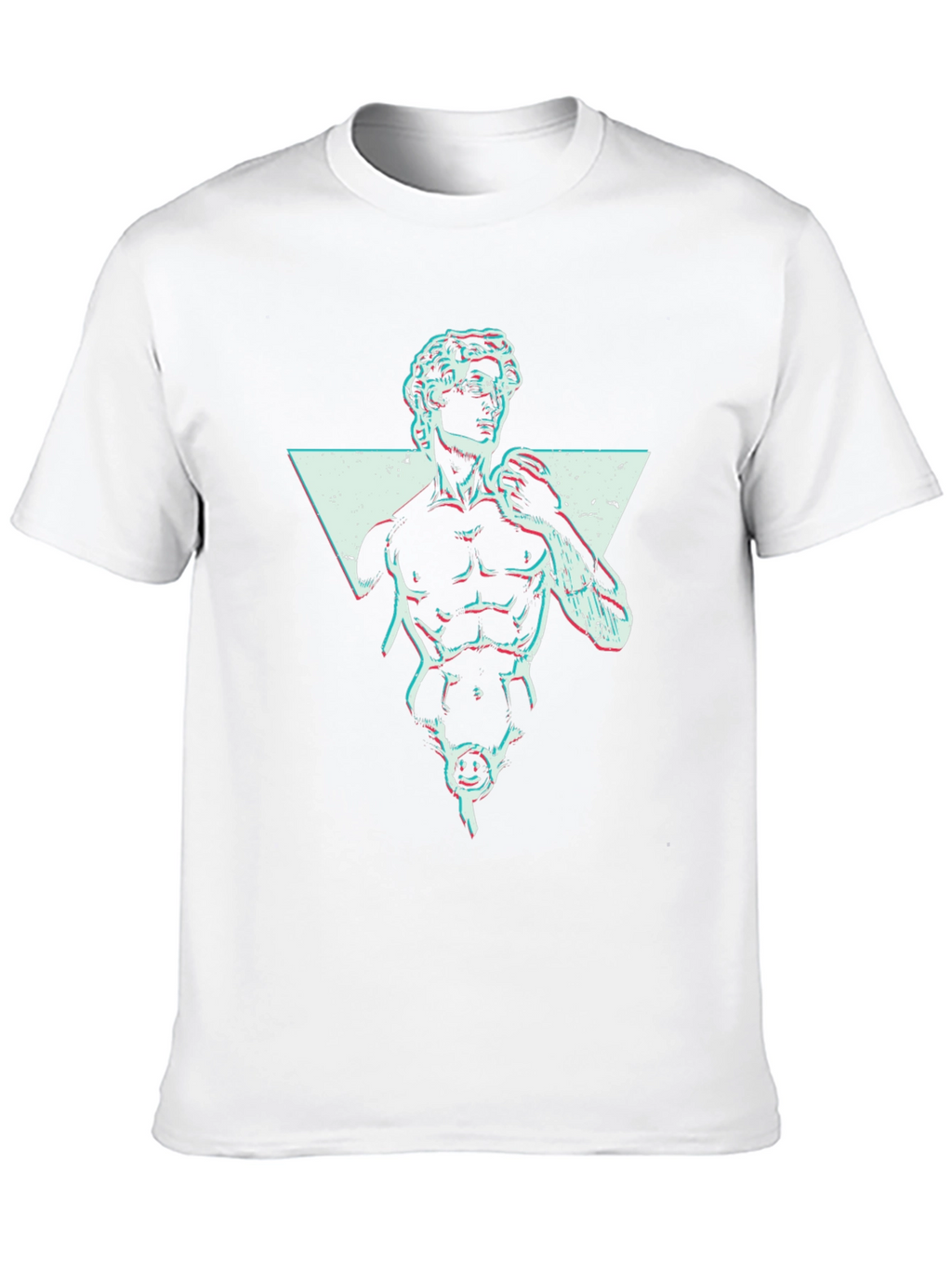 David Statue Graphic Tee - Edgy Style