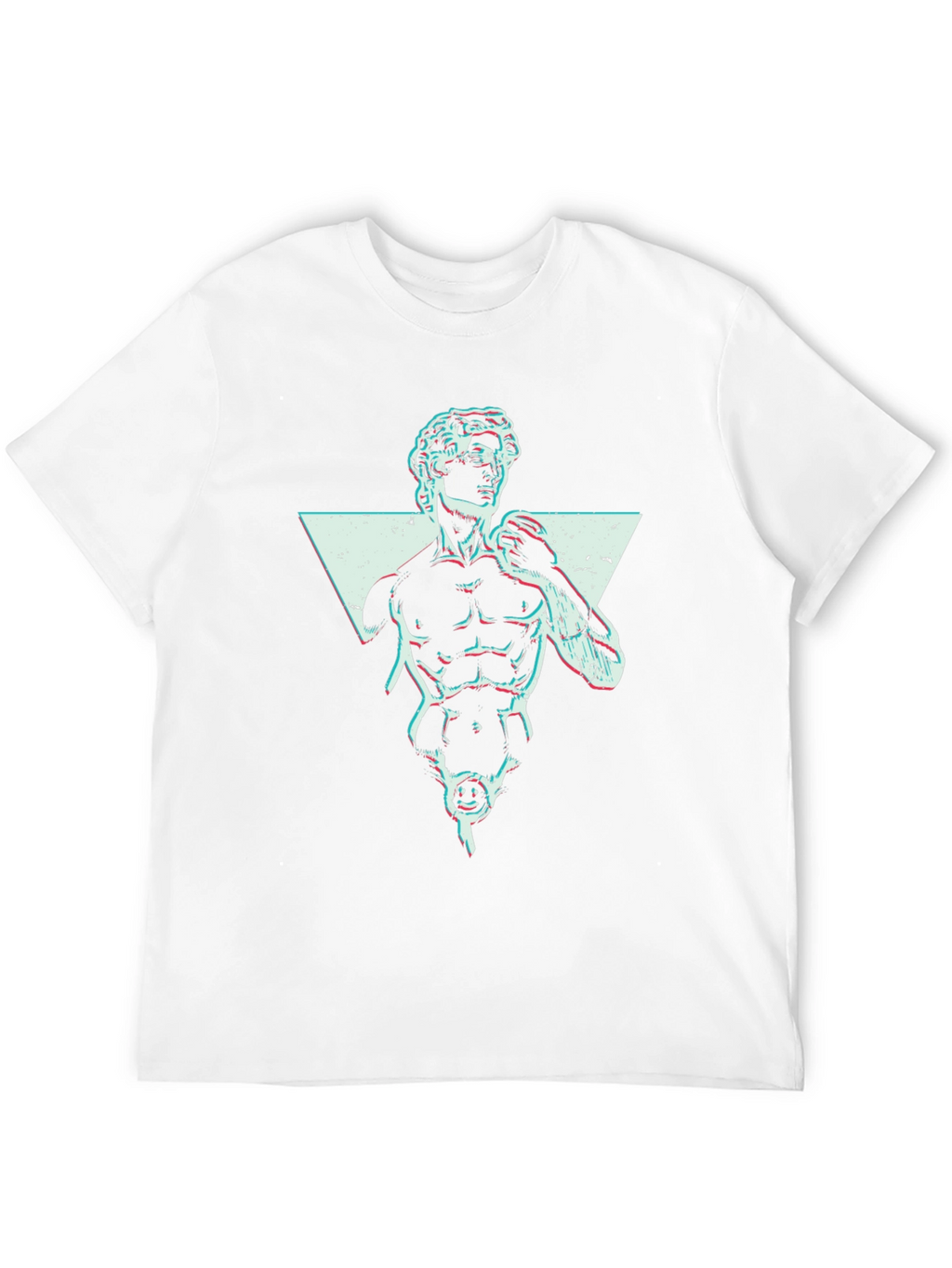 David Statue Graphic Tee - Edgy Style