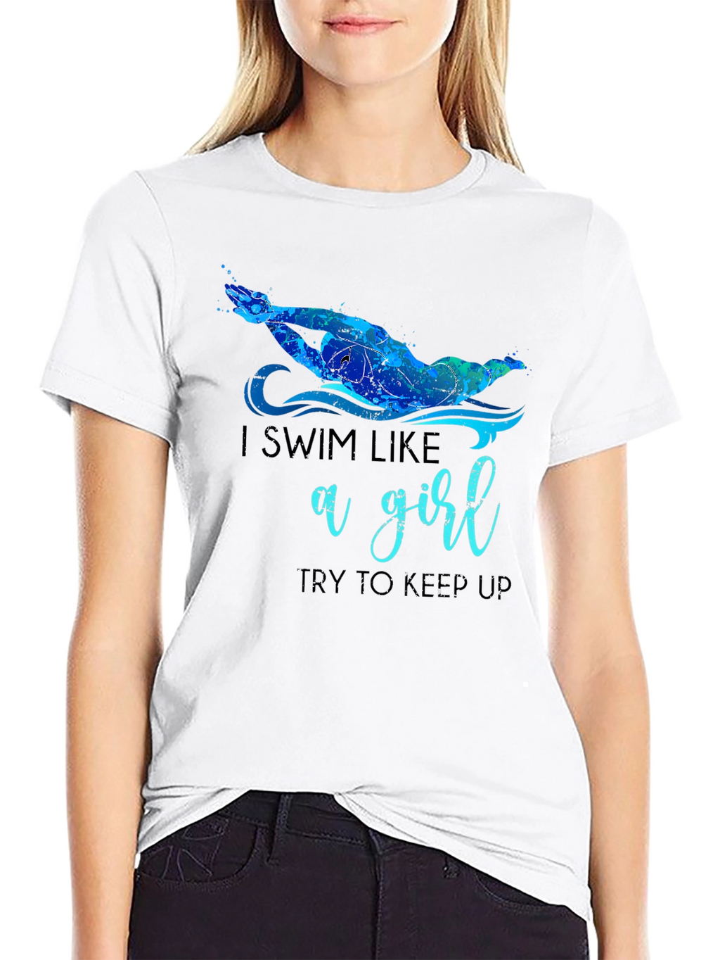 I Swim Like a Girl T-Shirt