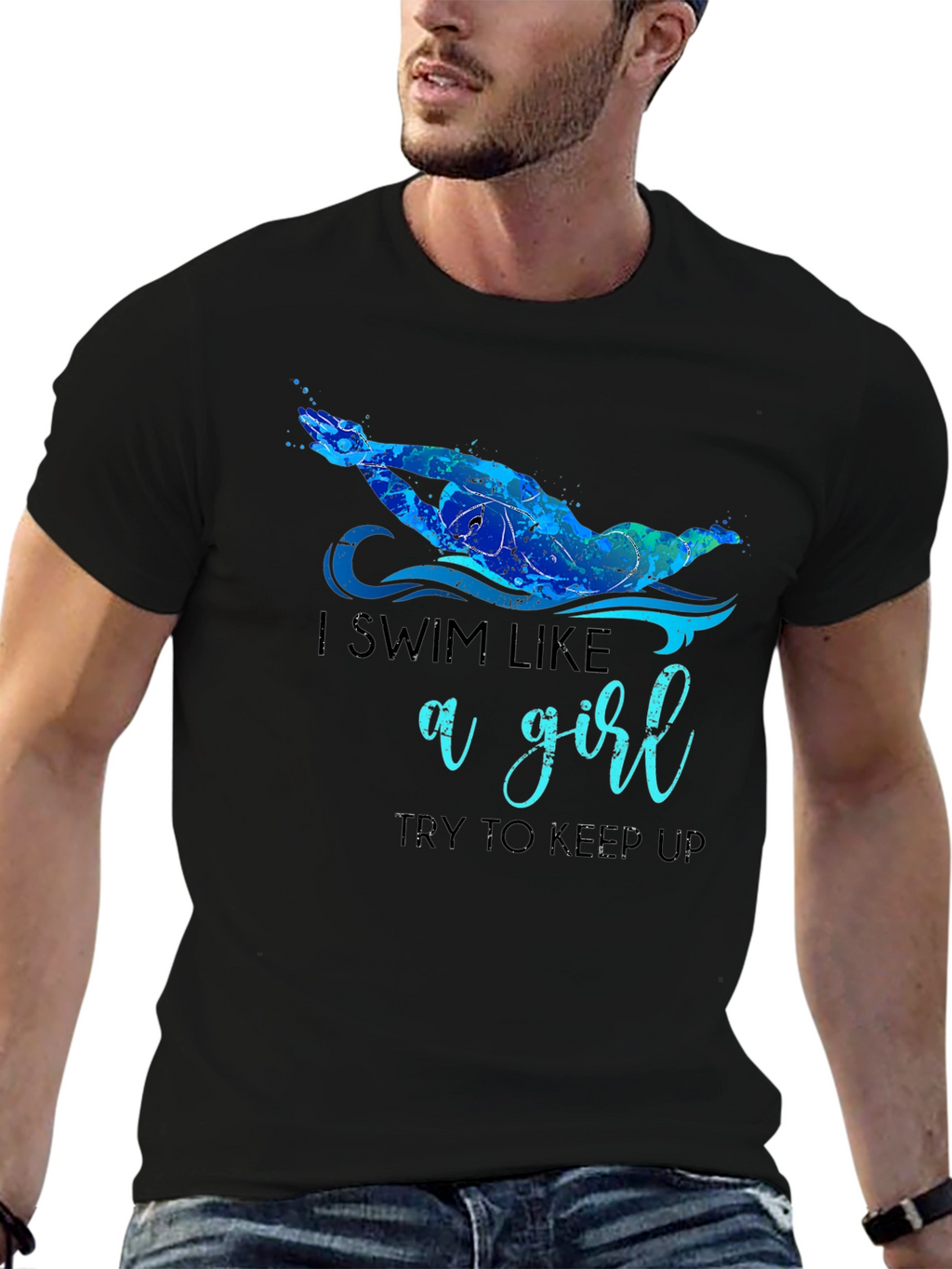 I Swim Like a Girl T-Shirt