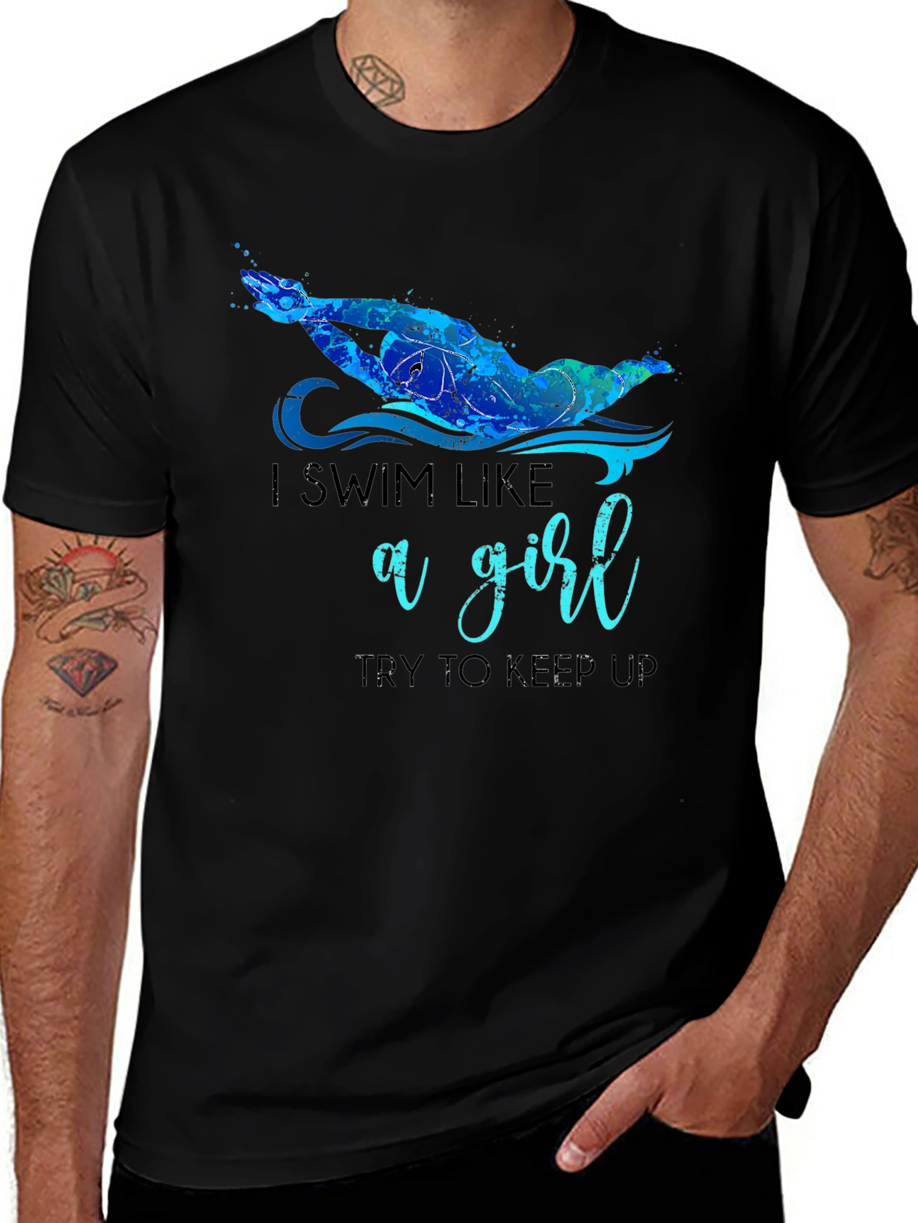 I Swim Like a Girl T-Shirt