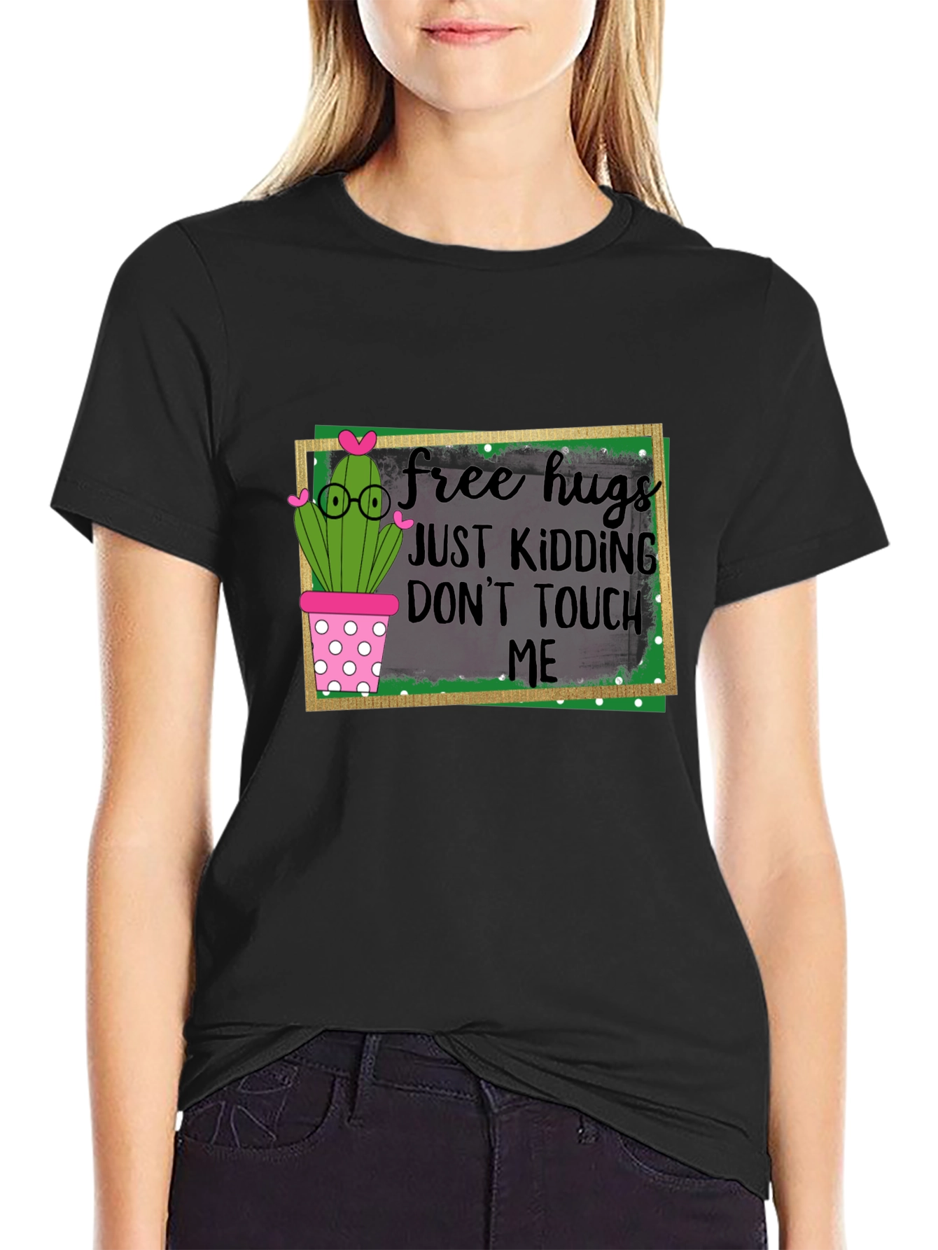 Free Hugs Cactus T-Shirt - Humor Apparel