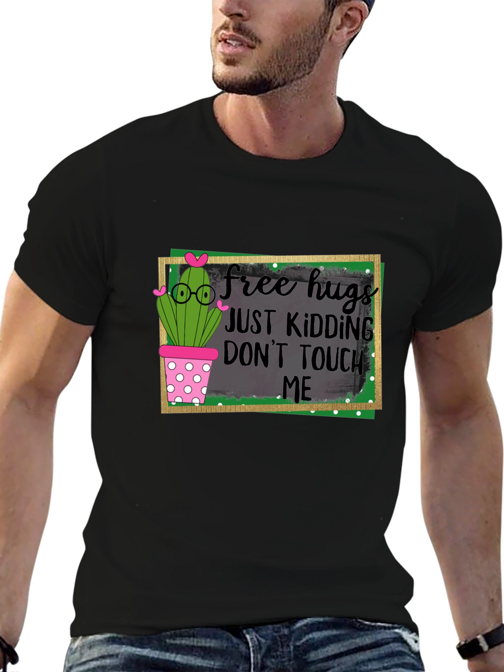 Free Hugs Cactus T-Shirt - Humor Apparel