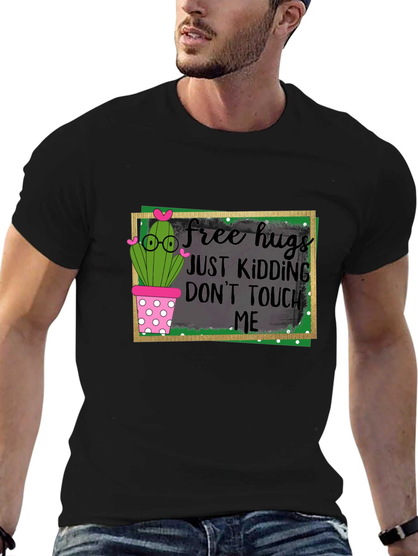 Free Hugs Cactus T-Shirt - Humor Apparel