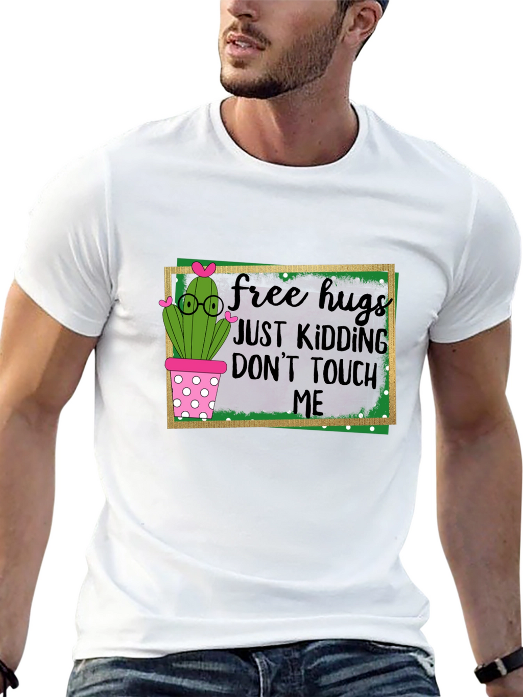 Free Hugs Cactus T-Shirt - Humor Apparel