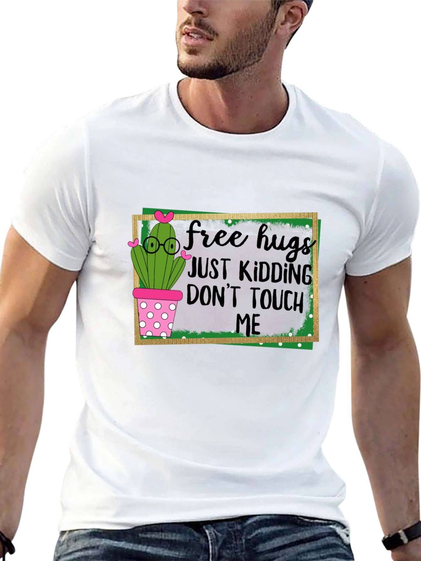 Free Hugs Cactus T-Shirt - Humor Apparel