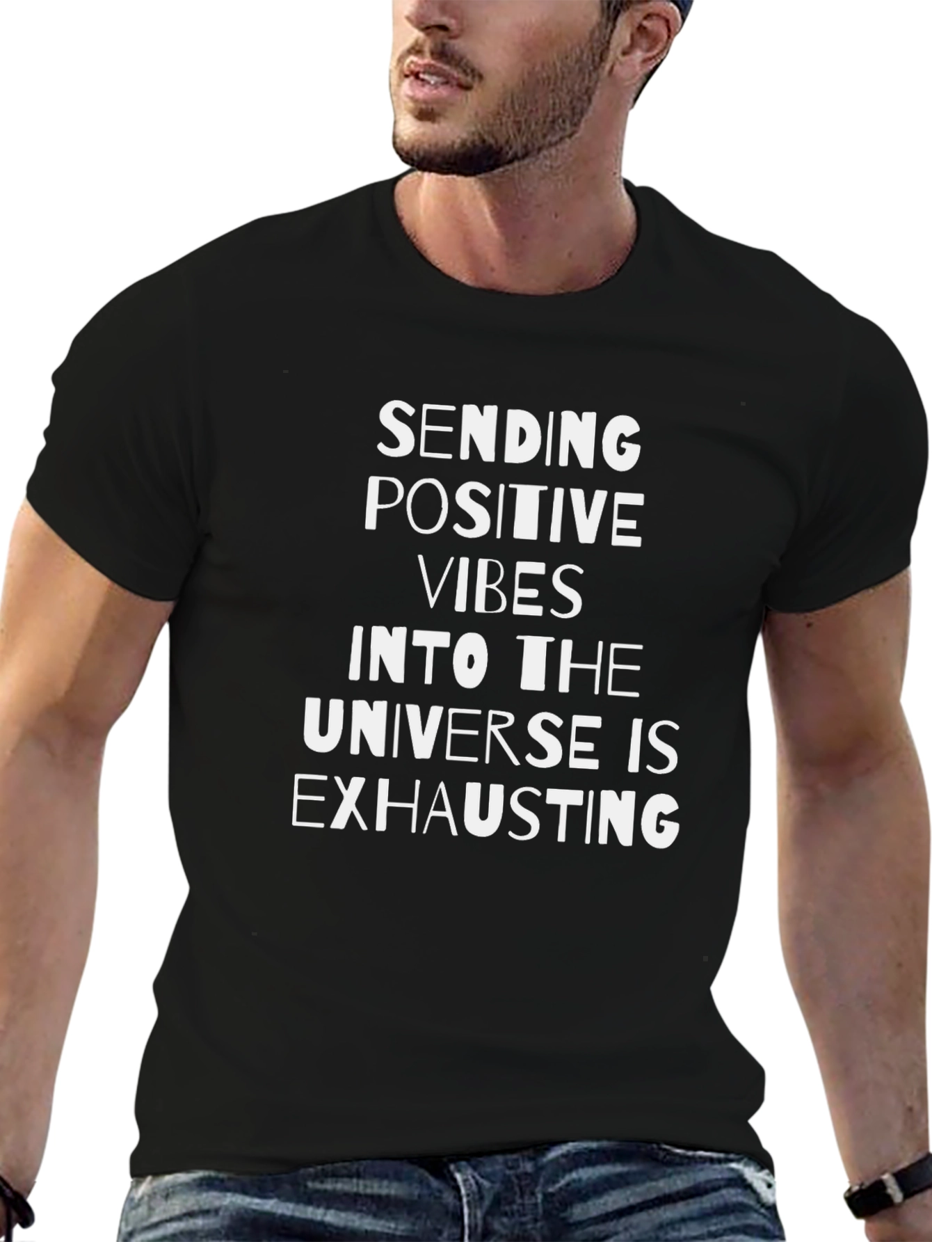 Positive Vibes T-Shirt - Funny Slogan Tee