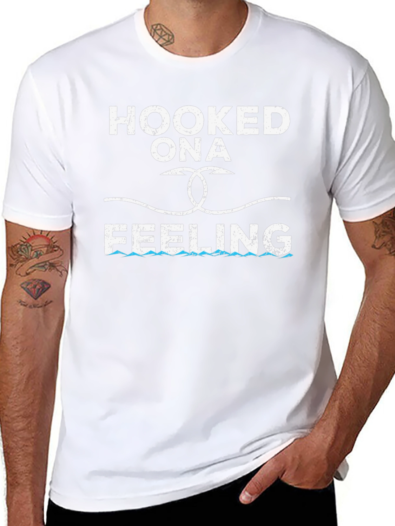 Hooked Ona Feeling Fishing T-Shirt
