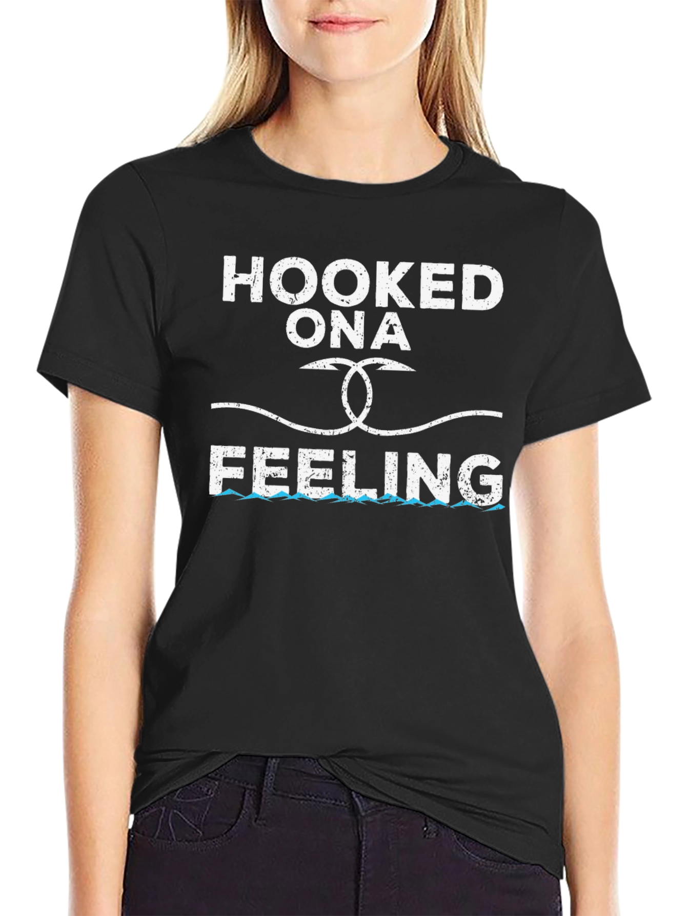Hooked Ona Feeling Fishing T-Shirt