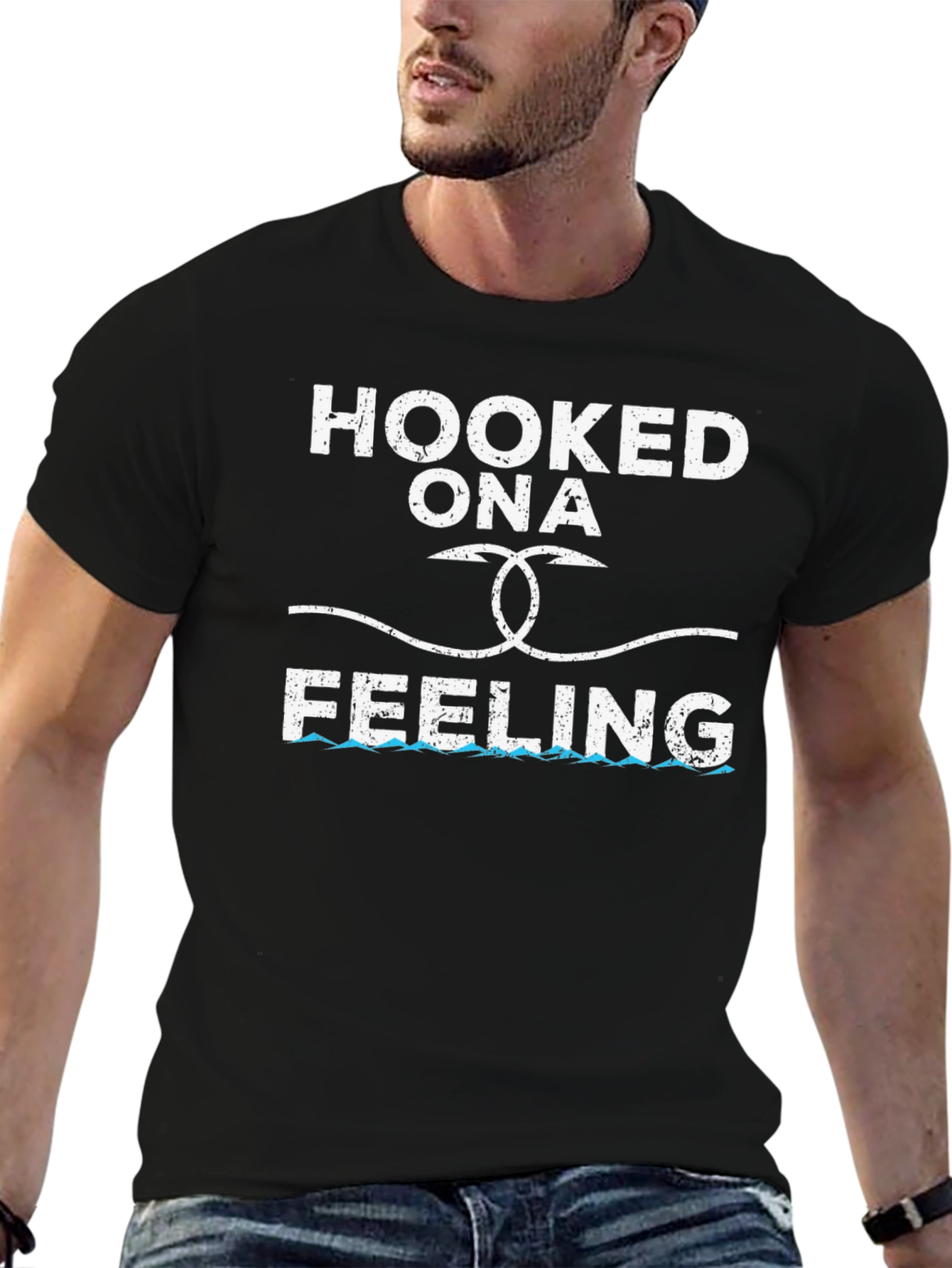Hooked Ona Feeling Fishing T-Shirt