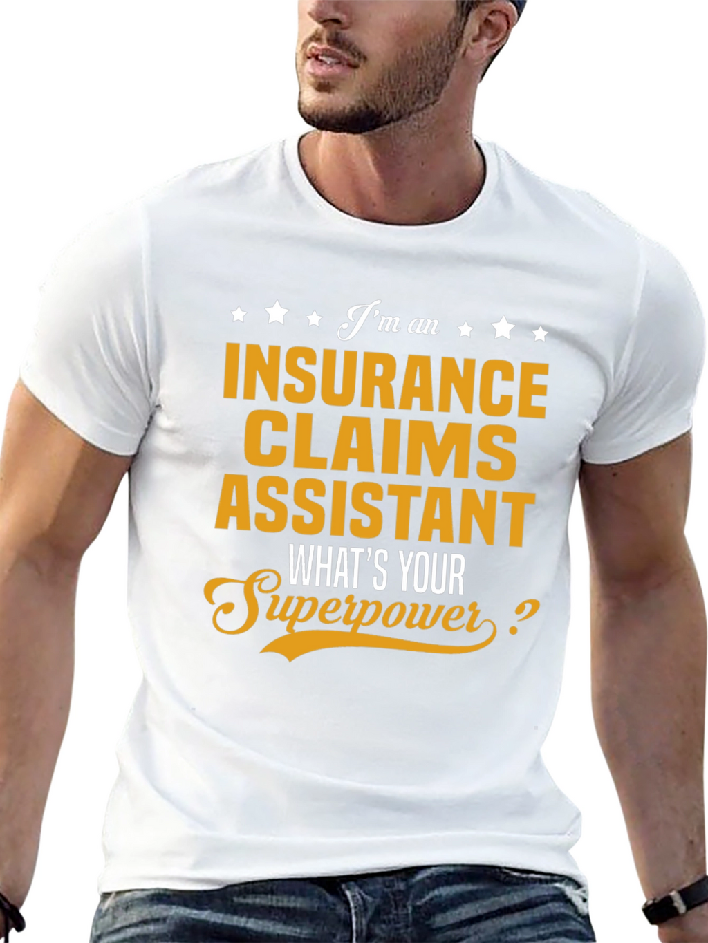 Insurance Claims Assistant Superpower T-Shirt