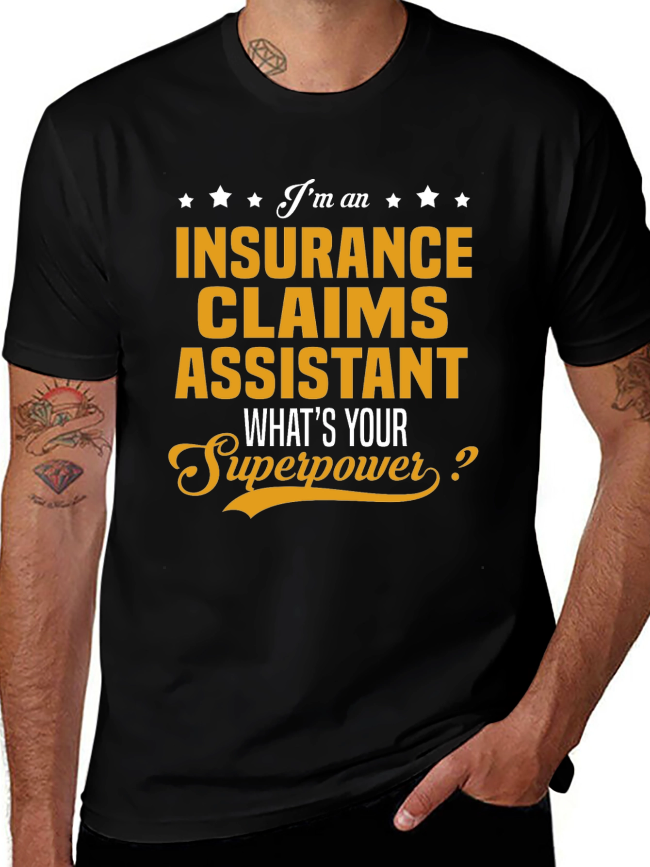 Insurance Claims Assistant Superpower T-Shirt