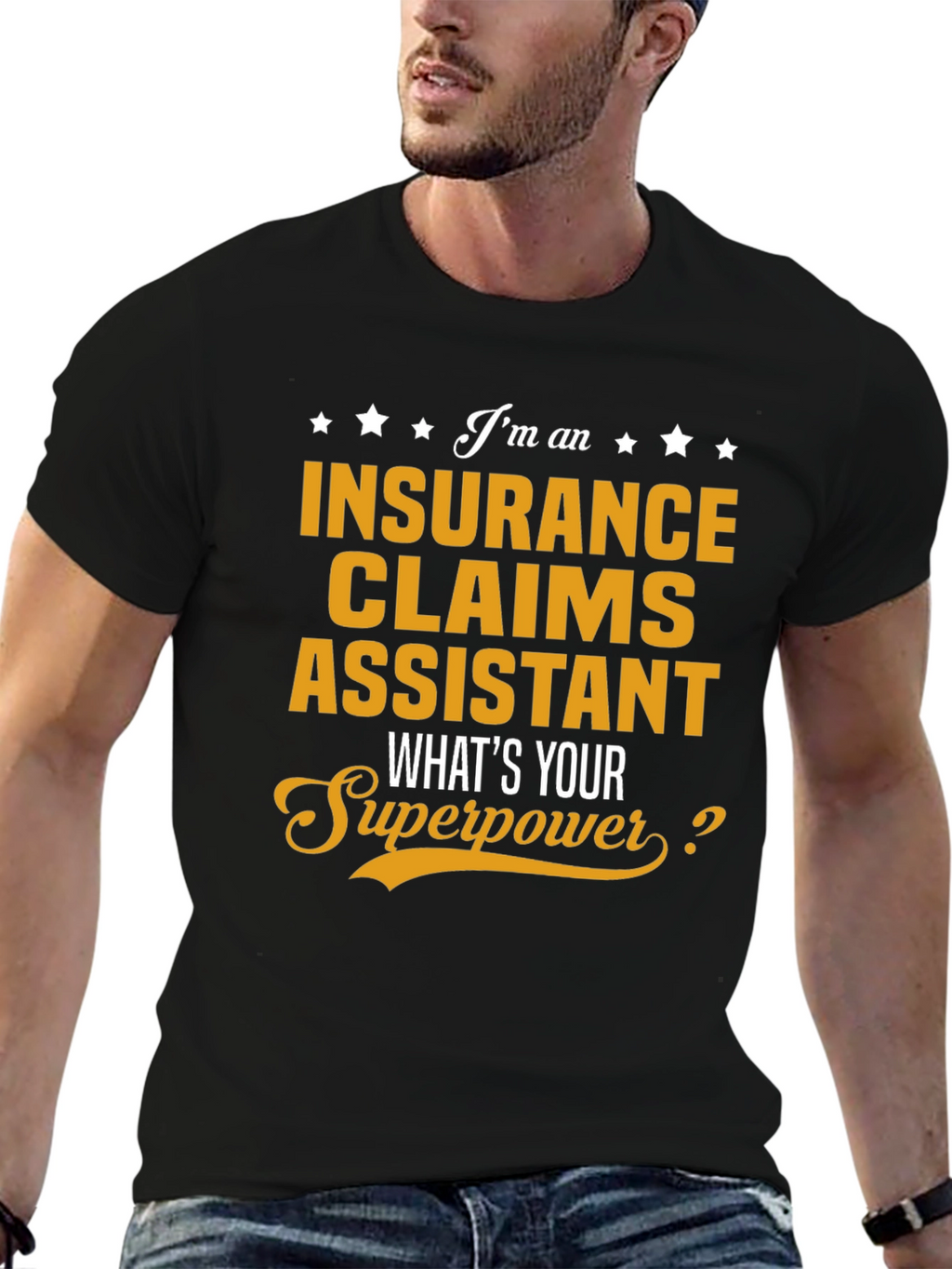 Insurance Claims Assistant Superpower T-Shirt