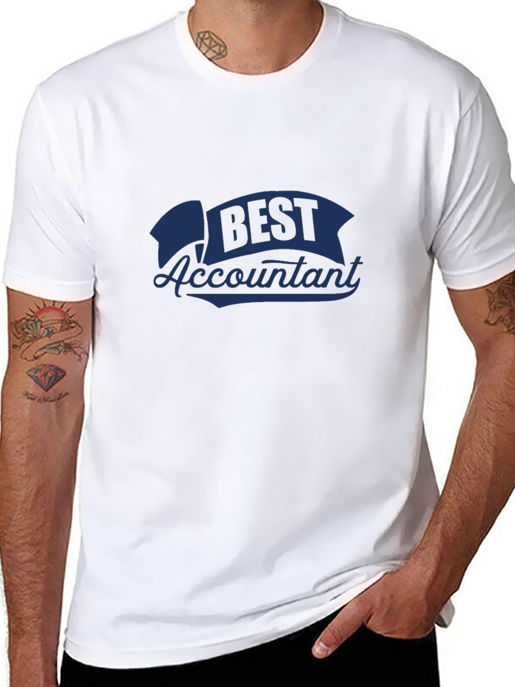 Best Accountant Black T-Shirt