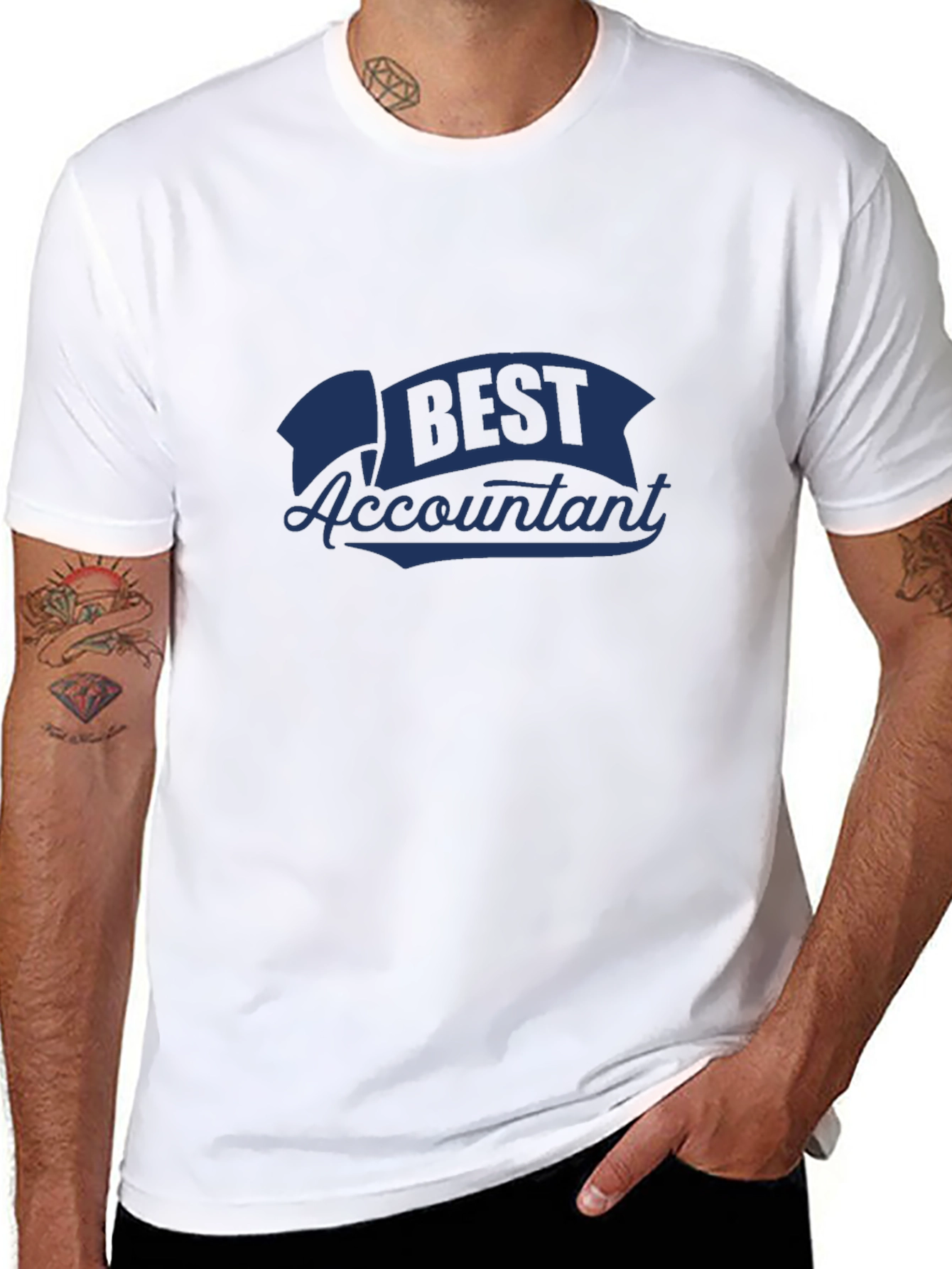 Best Accountant Black T-Shirt