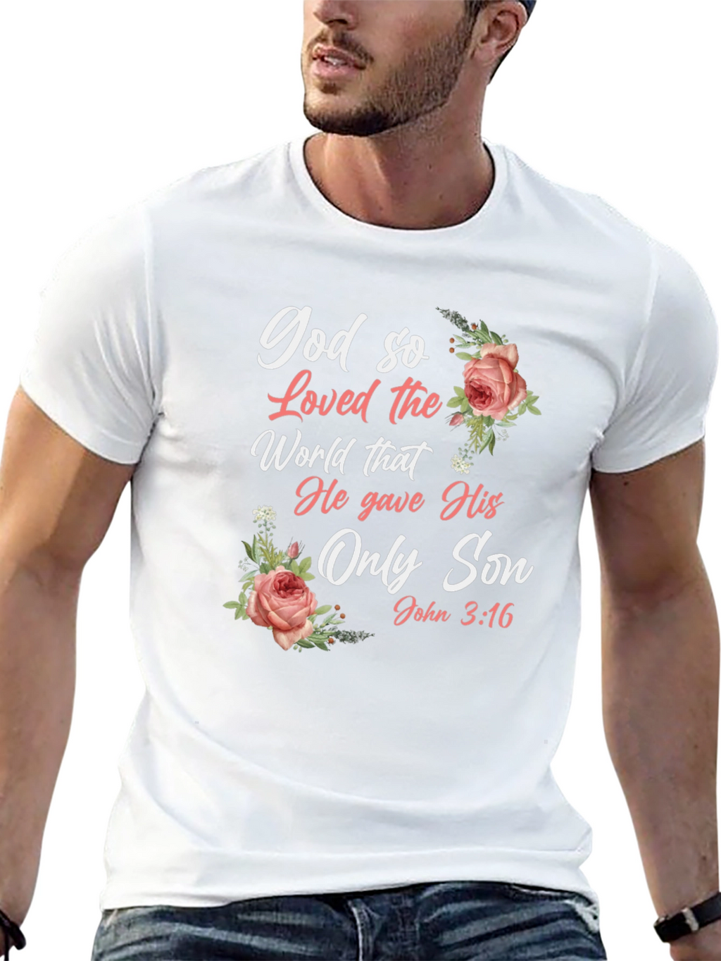 God So Loved the World Black T-Shirt